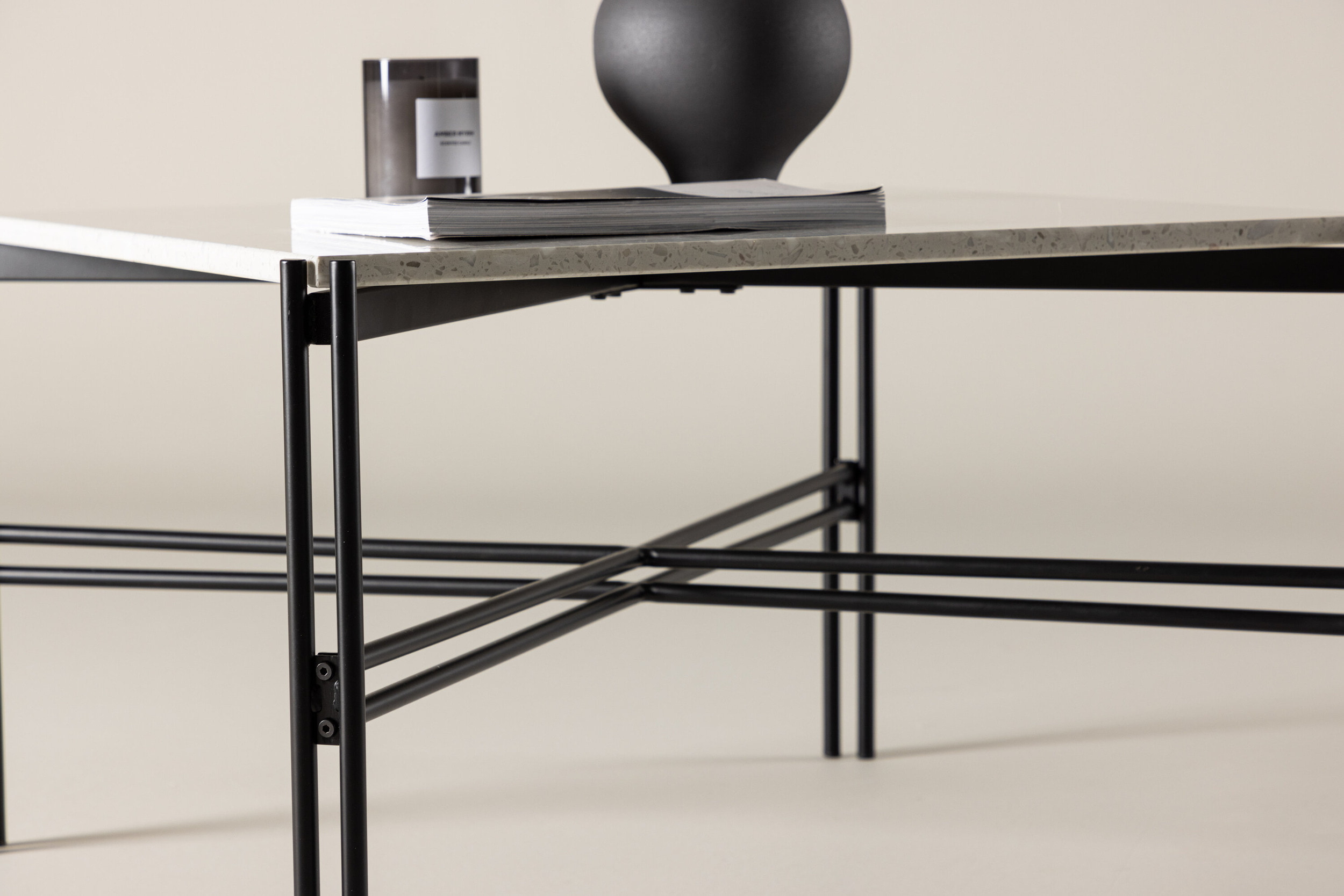 Nohr Salontafel 'Yasemin' Terrazzo, 75 x 75cm