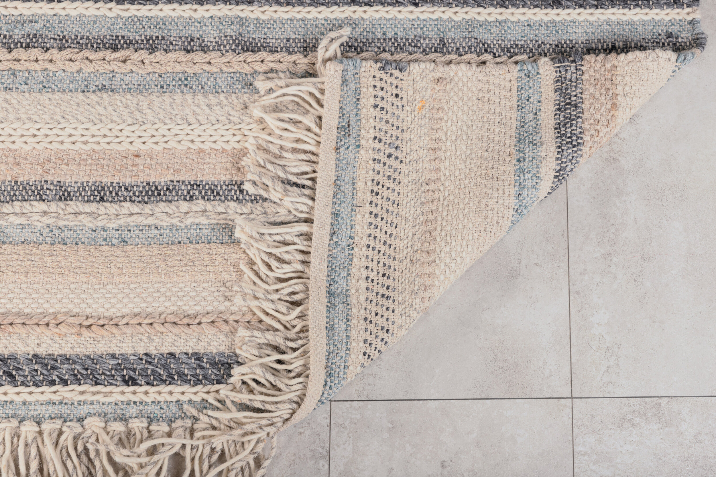Nohr Vloerkleed 'Roxsana' Wol, 200 x 300cm, kleur Beige