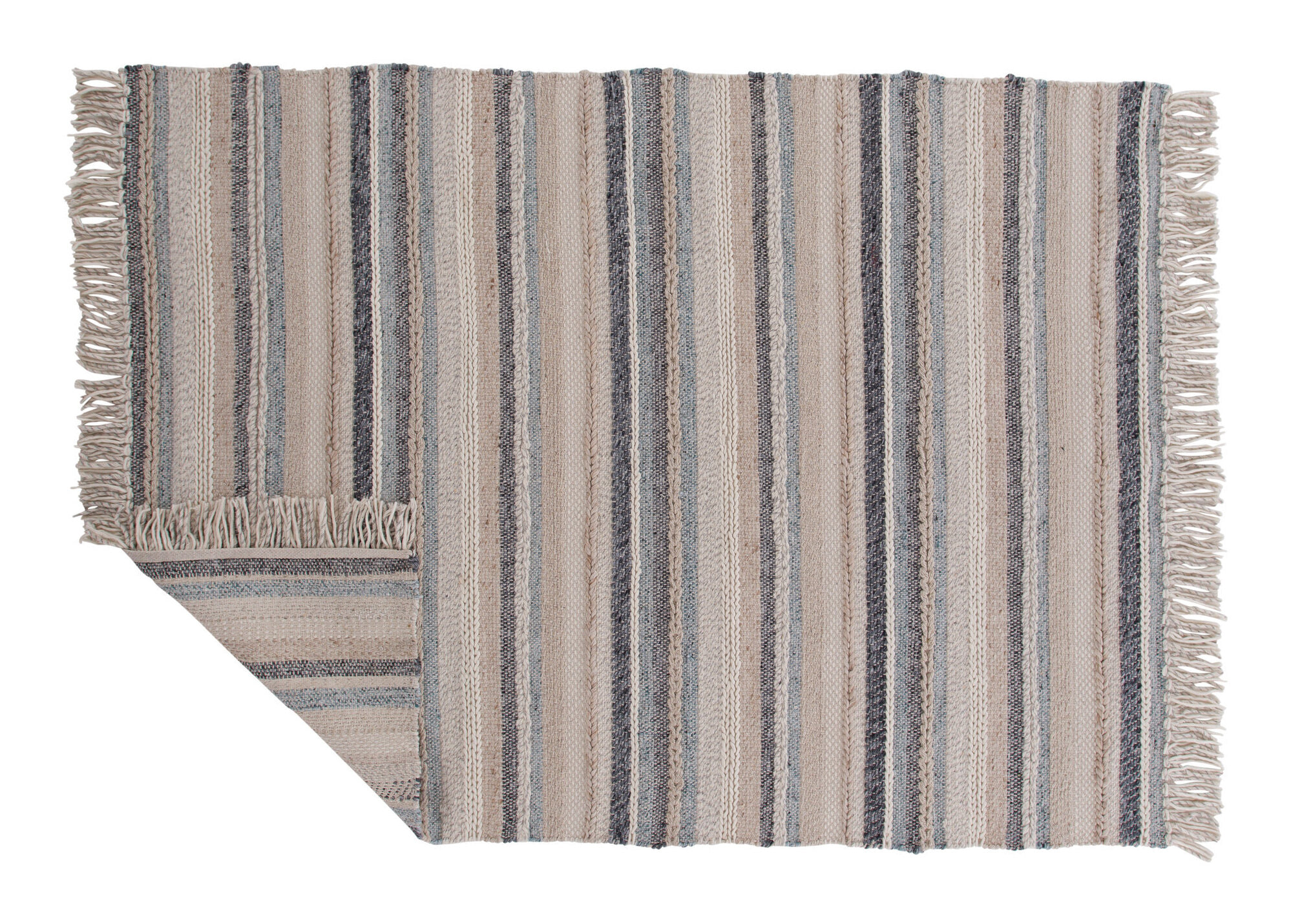 Nohr Vloerkleed 'Roxsana' Wol, 200 x 300cm, kleur Beige