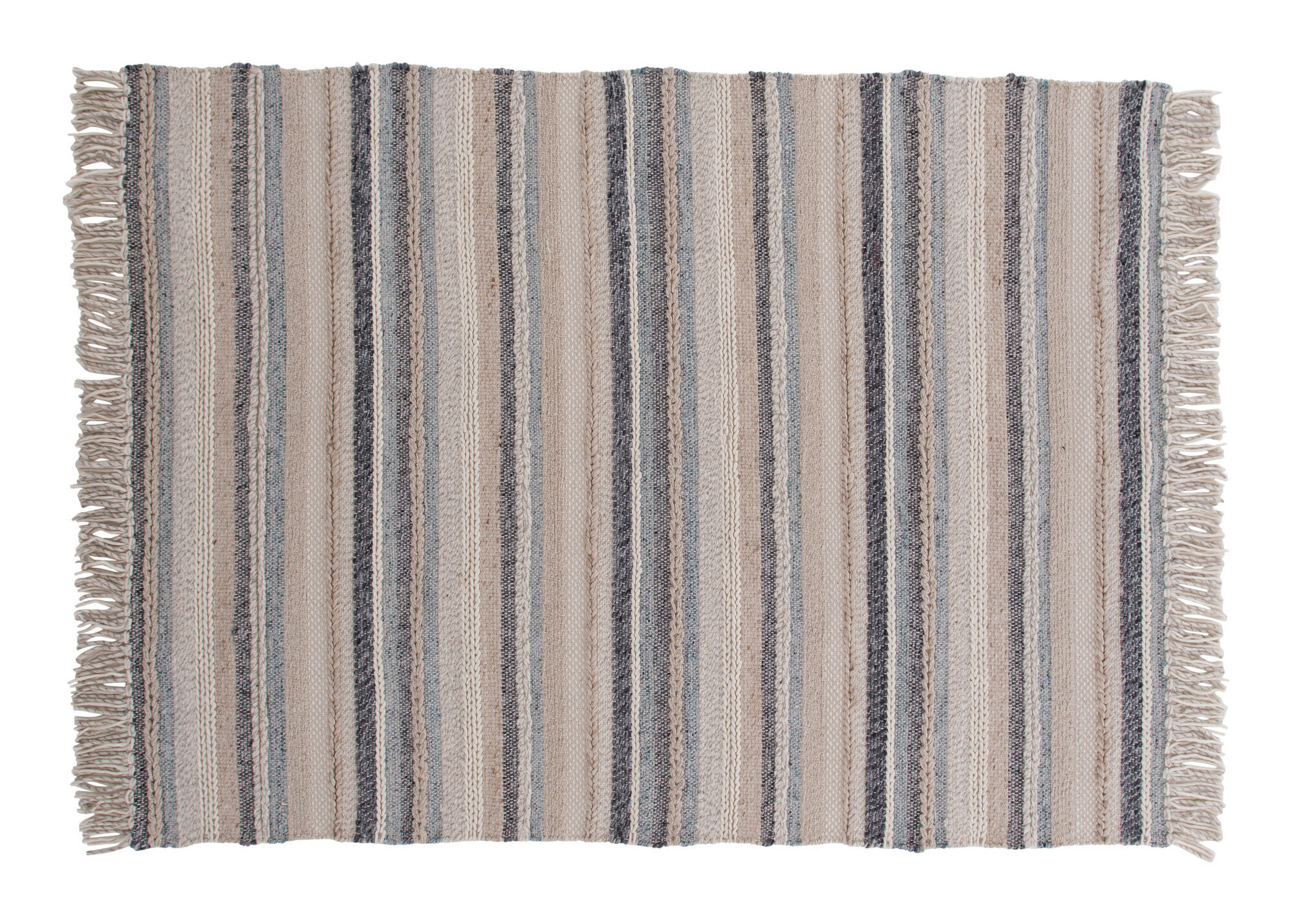 Nohr Vloerkleed 'Roxsana' Wol, 200 x 300cm, kleur Beige