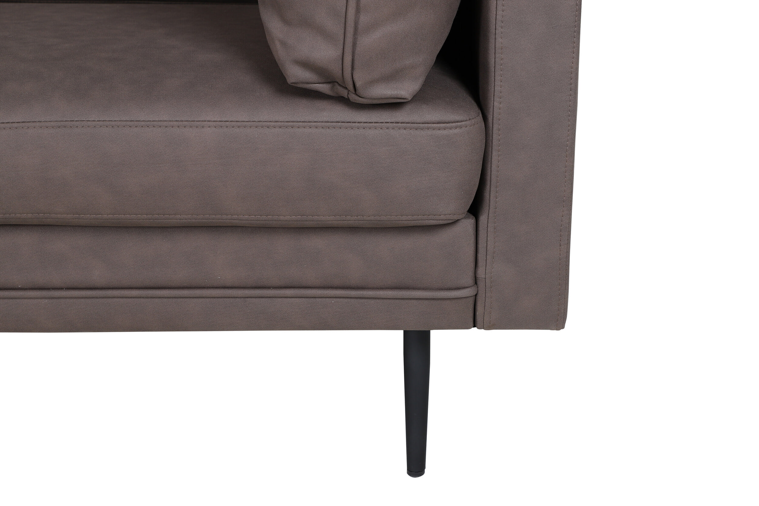 Nohr 3-zits Bank 'Tylan' Microfiber, kleur Bruin
