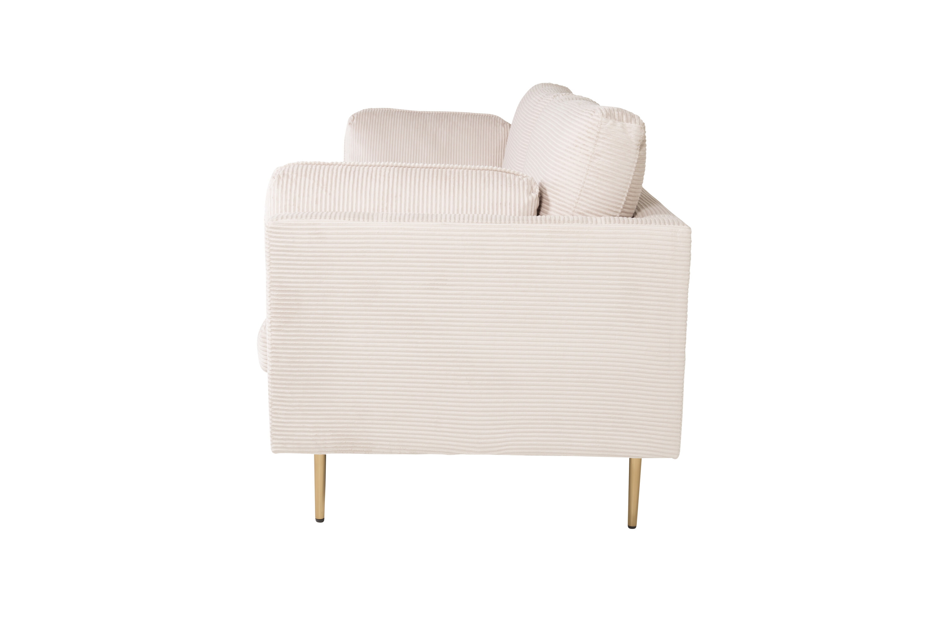 Nohr 3-zits Bank 'Tylan' Rib, kleur Beige
