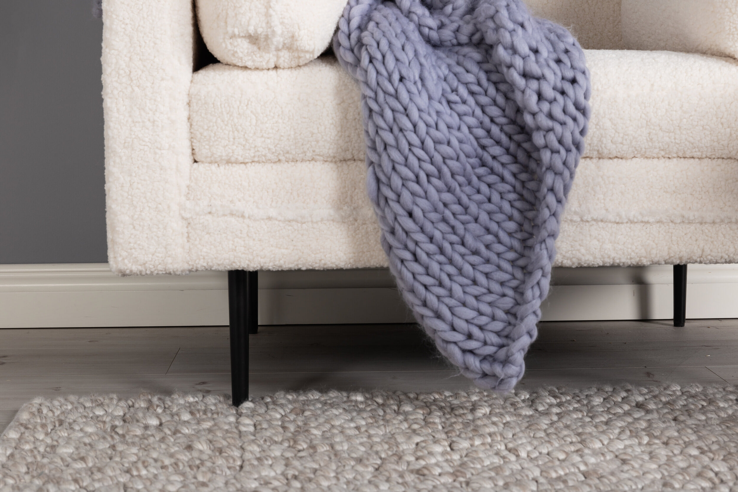 Nohr Fauteuil 'Tylan' Teddy, kleur Wit