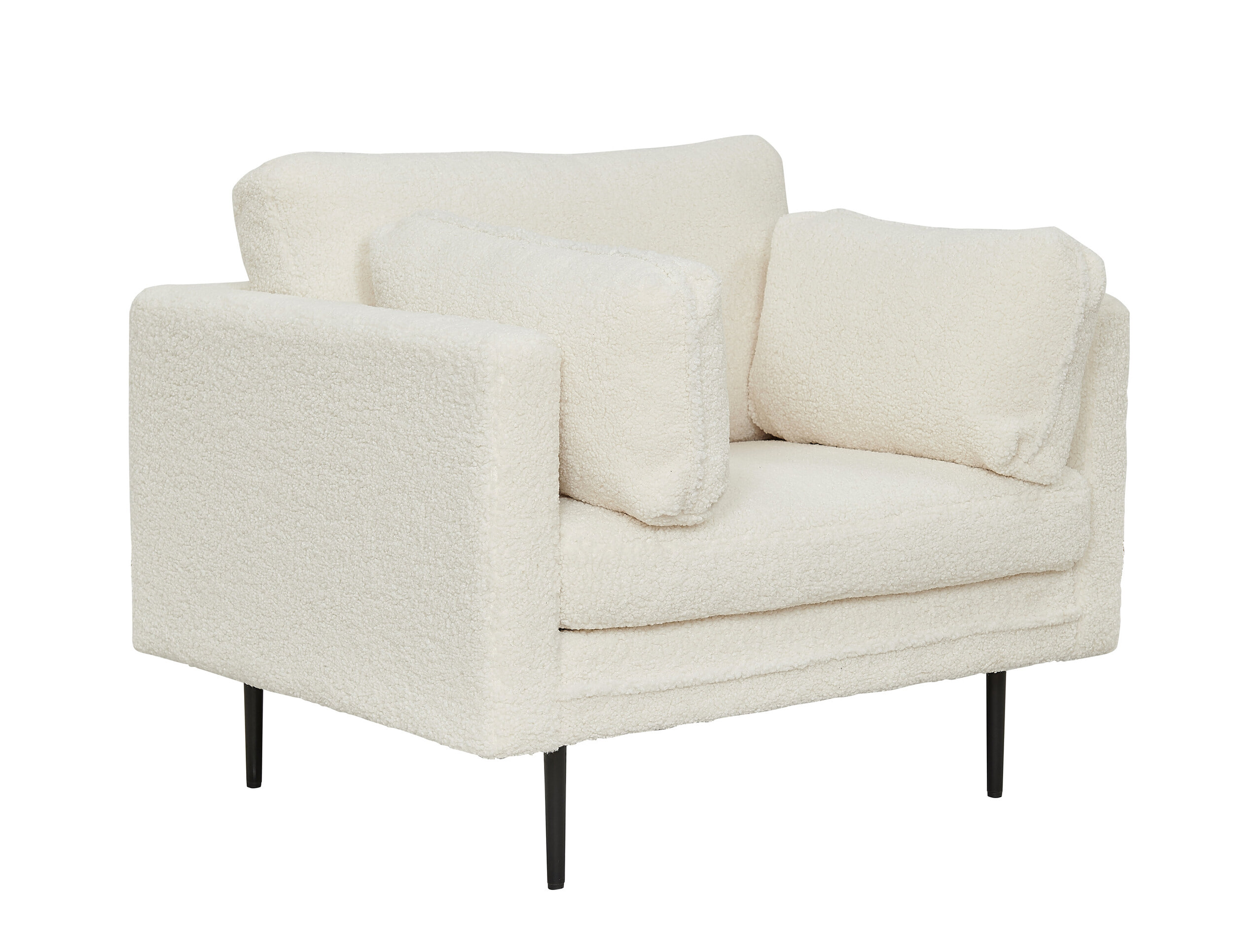 Nohr Fauteuil 'Tylan' Teddy, kleur Wit