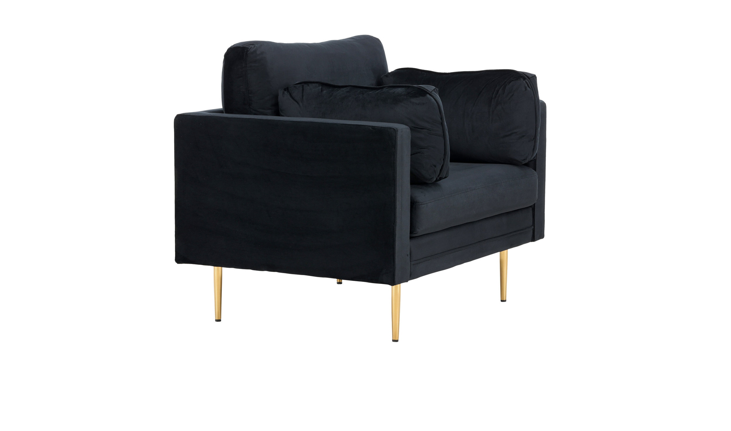 Nohr Fauteuil 'Tylan' Velvet, kleur Zwart