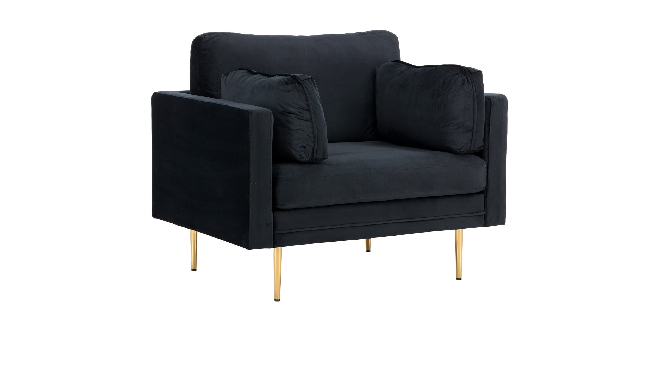 Nohr Fauteuil 'Tylan' Velvet, kleur Zwart