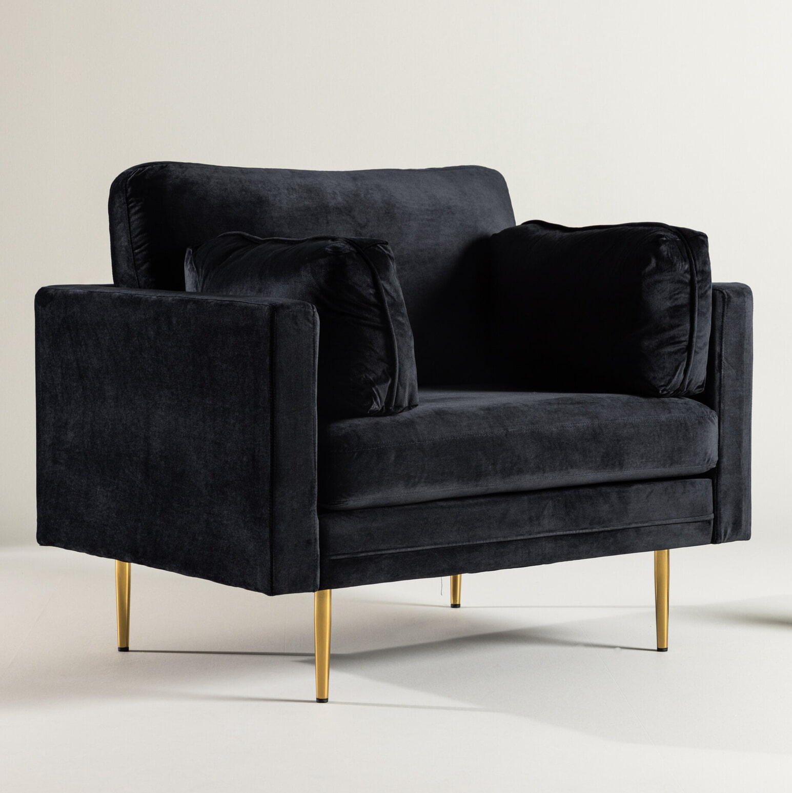 Nohr Fauteuil 'Tylan' Velvet, kleur Zwart