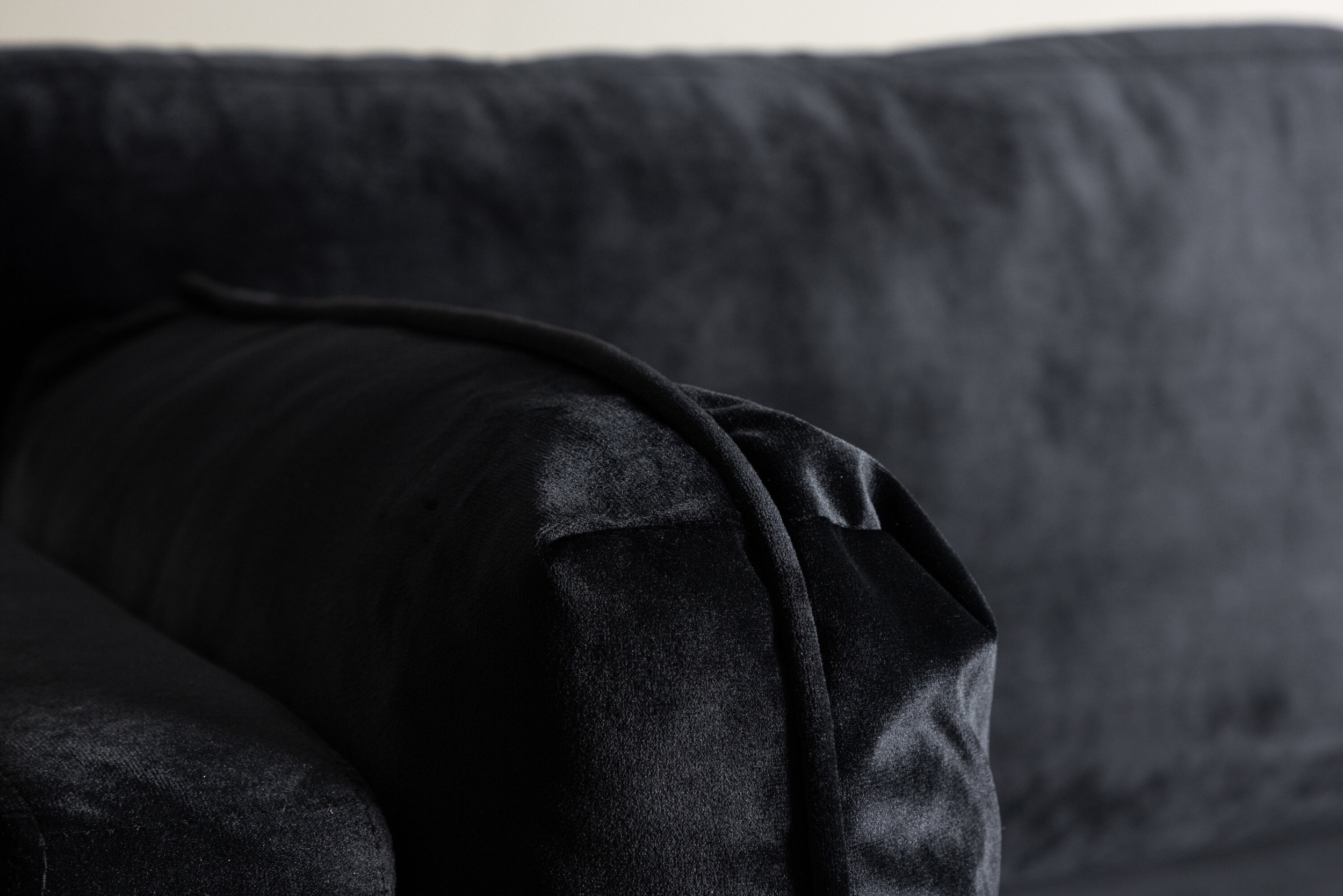 Nohr Fauteuil 'Tylan' Velvet, kleur Zwart