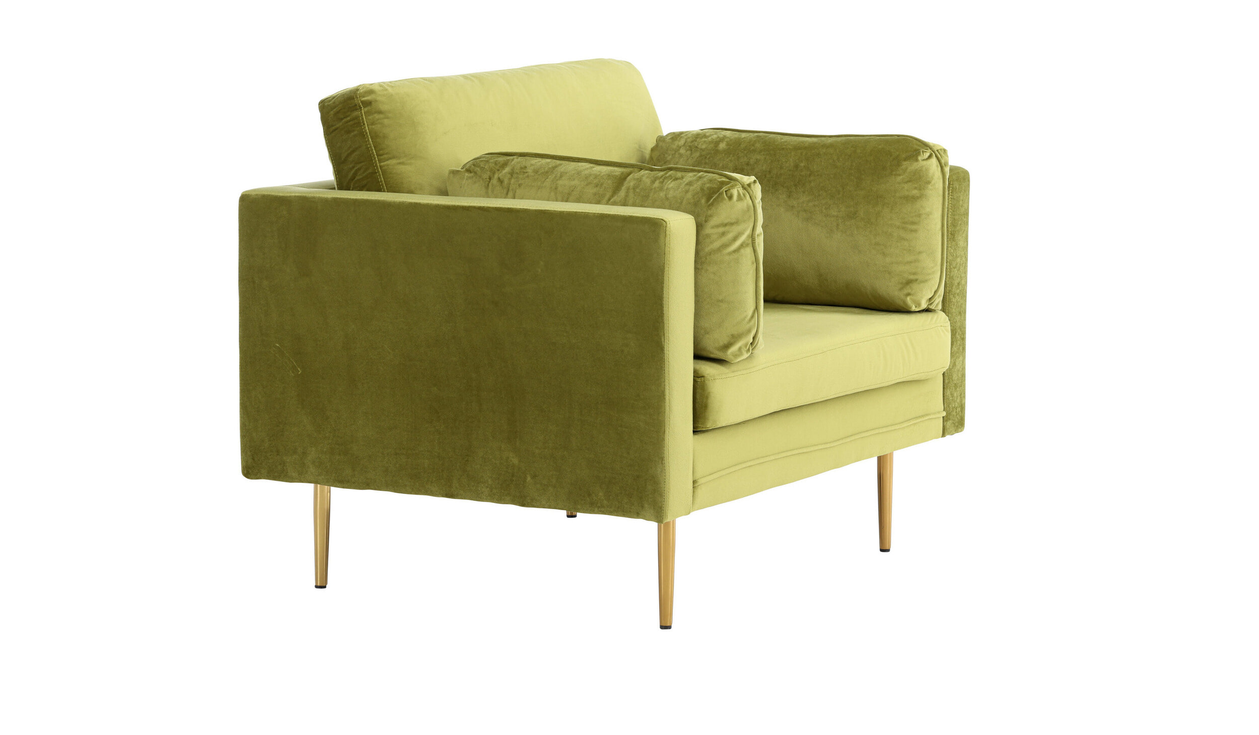 Nohr Fauteuil 'Tylan' Velvet, kleur Groen