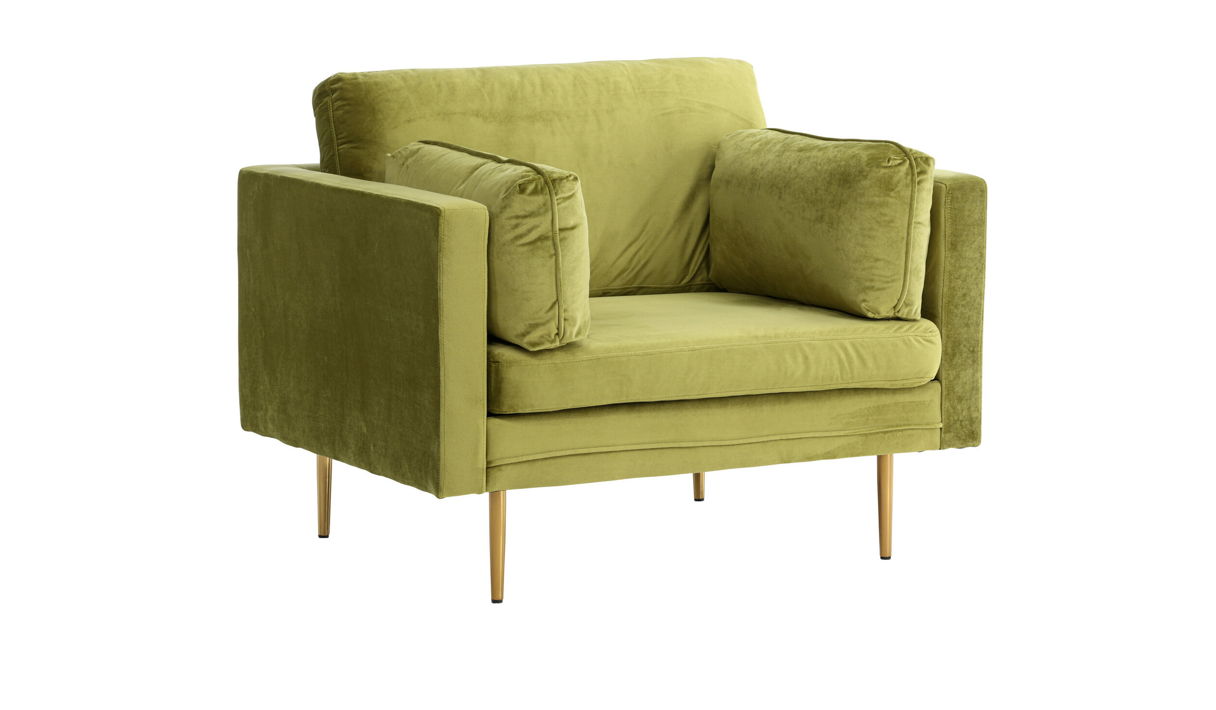 Nohr Fauteuil 'Tylan' Velvet, kleur Groen