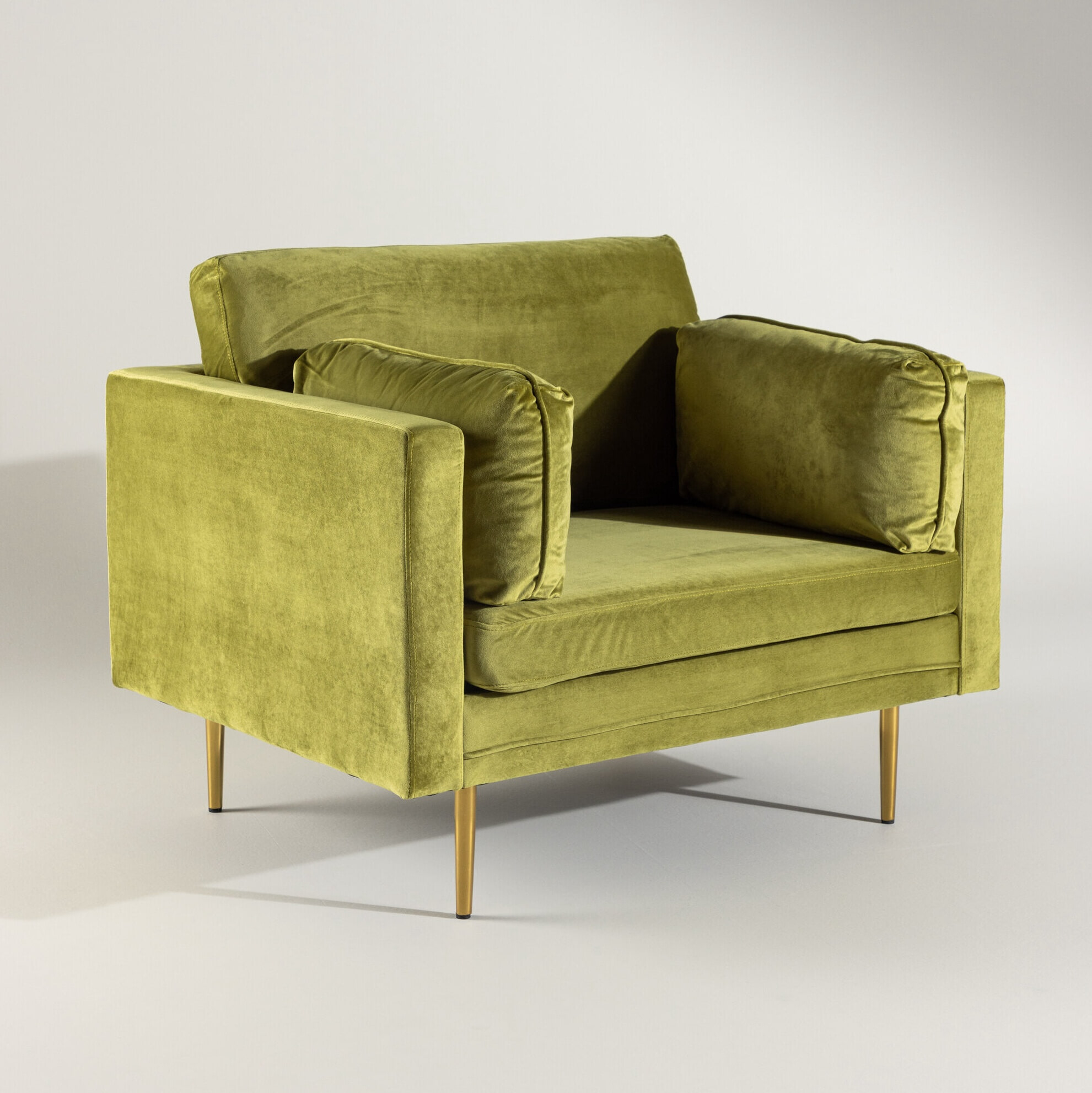 Nohr Fauteuil 'Tylan' Velvet, kleur Groen