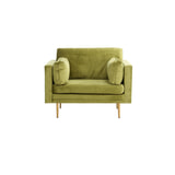 Nohr Fauteuil 'Tylan' Velvet, kleur Groen