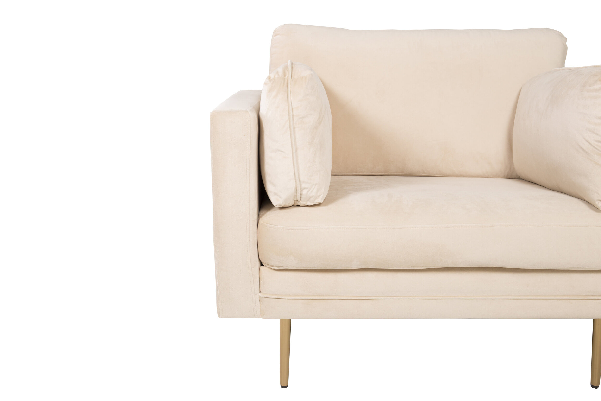 Nohr Fauteuil 'Tylan' Velvet, kleur Beige