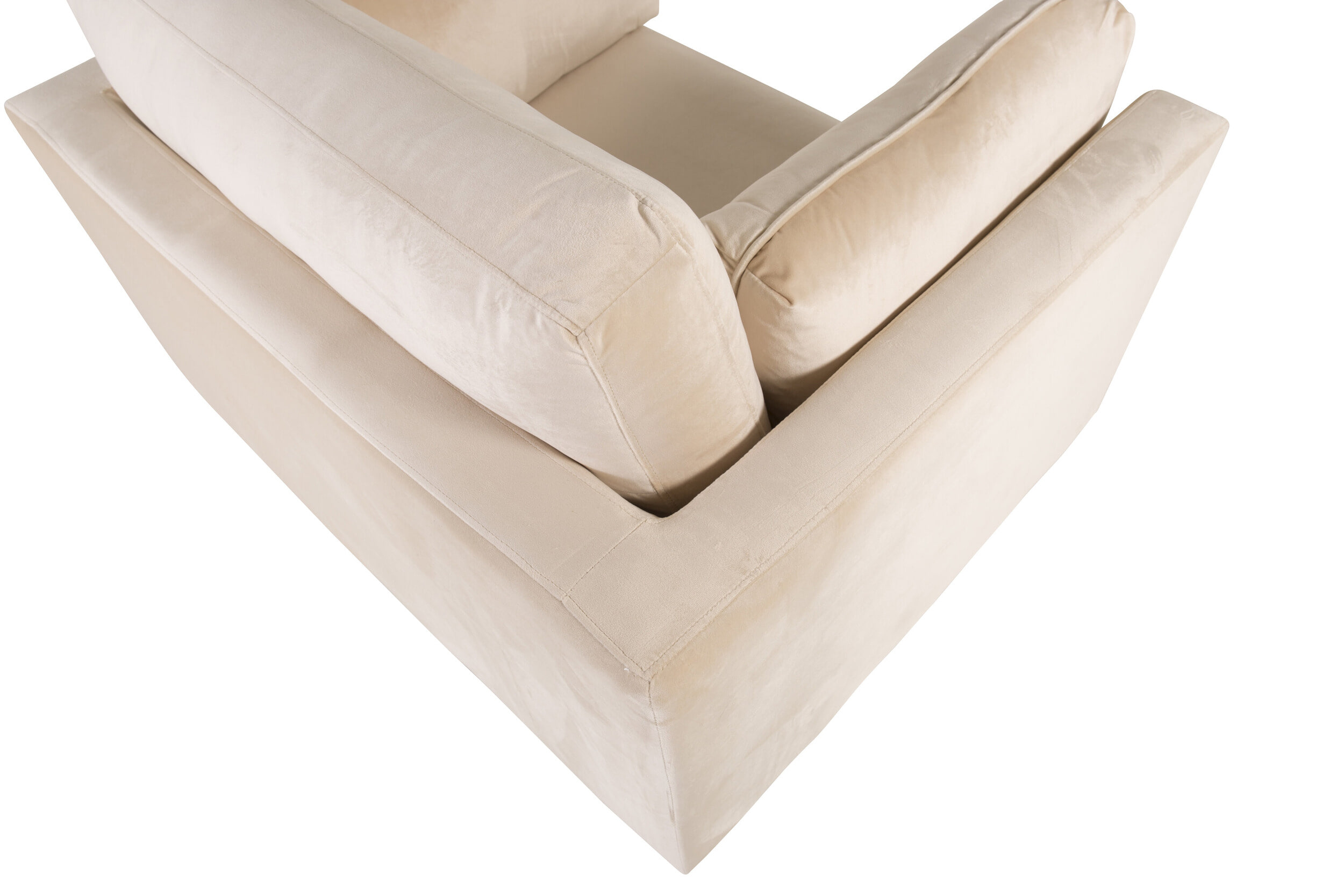 Nohr Fauteuil 'Tylan' Velvet, kleur Beige