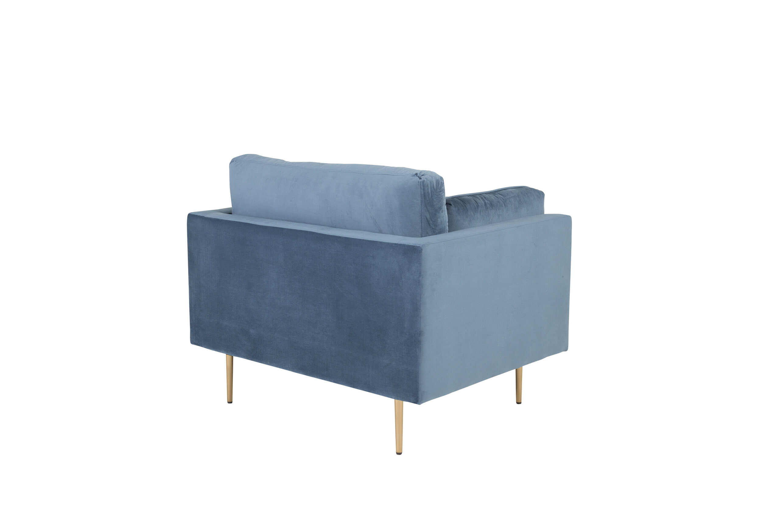 Nohr Fauteuil 'Tylan' Velvet, kleur Blauw