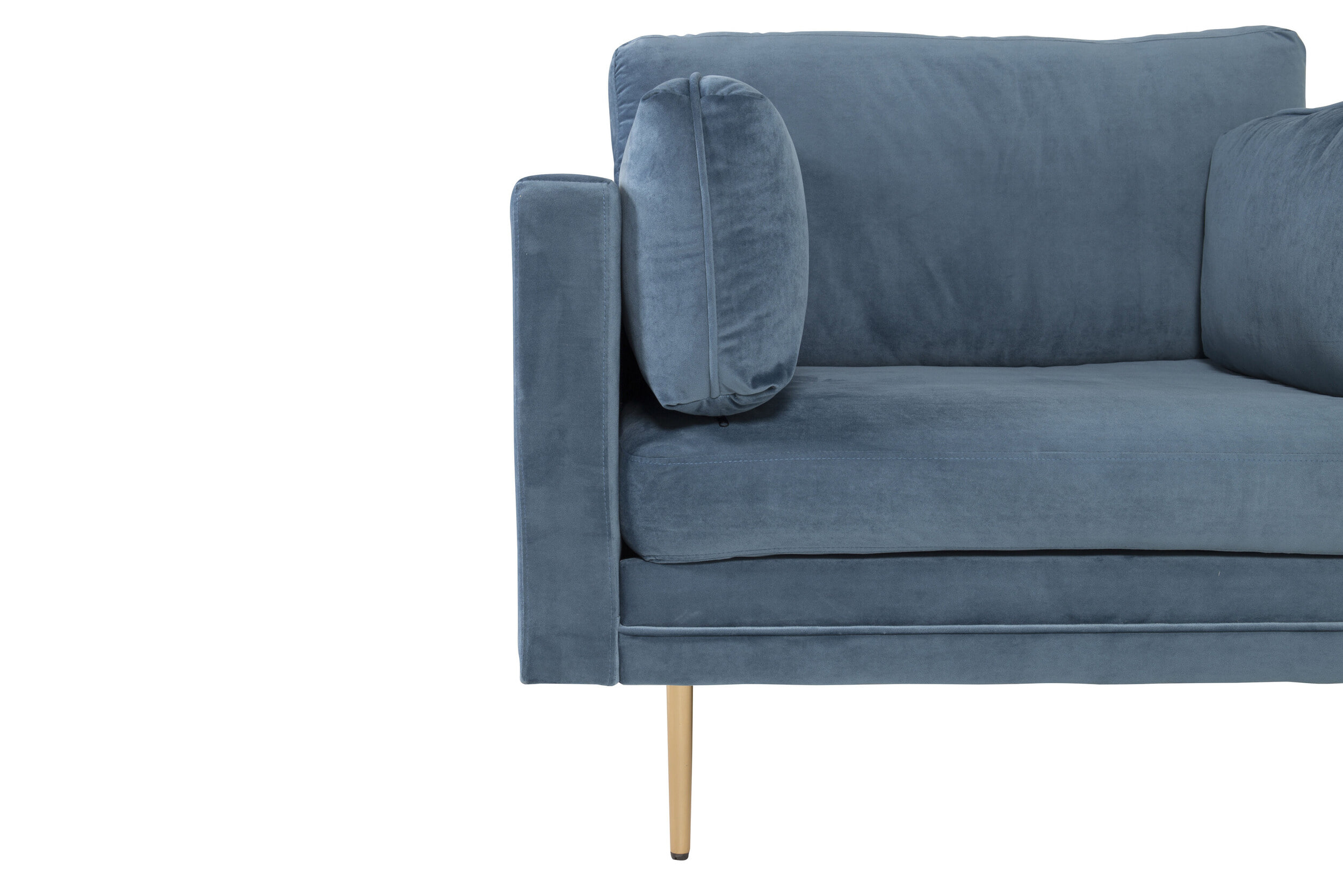 Nohr Fauteuil 'Tylan' Velvet, kleur Blauw
