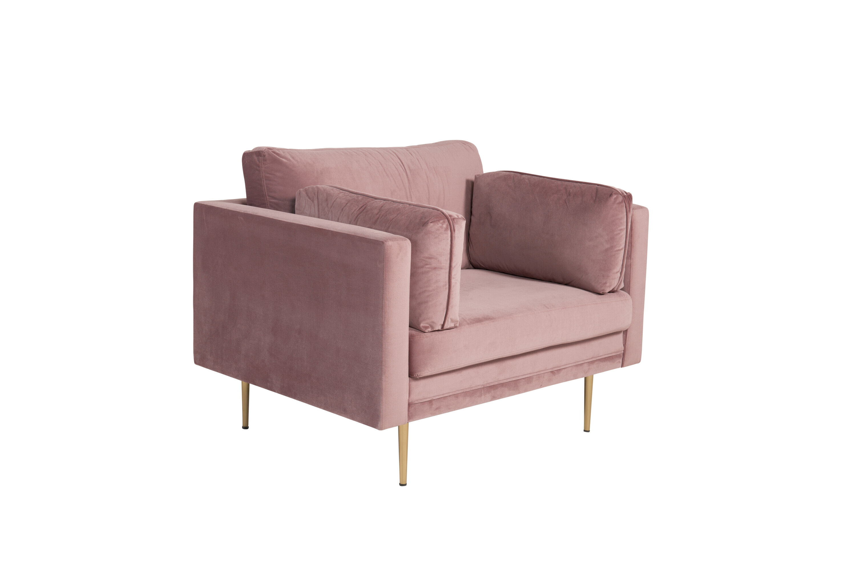 Nohr Fauteuil 'Tylan' Velvet, kleur Roze