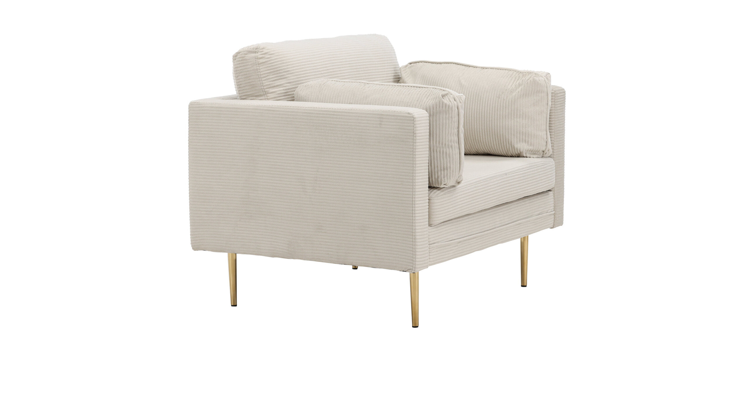 Nohr Fauteuil 'Tylan' Rib, kleur Lichtgrijs