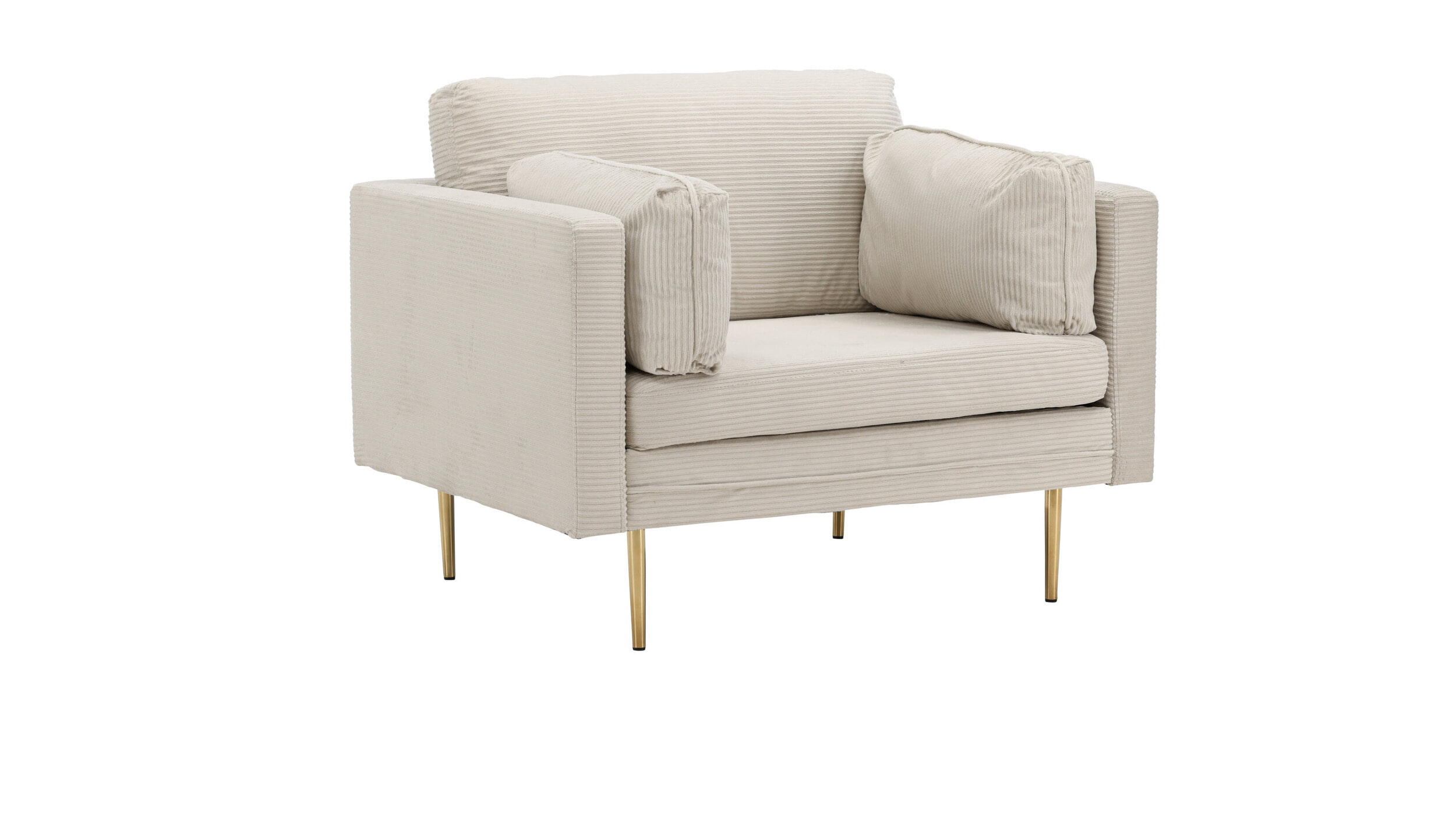 Nohr Fauteuil 'Tylan' Rib, kleur Lichtgrijs
