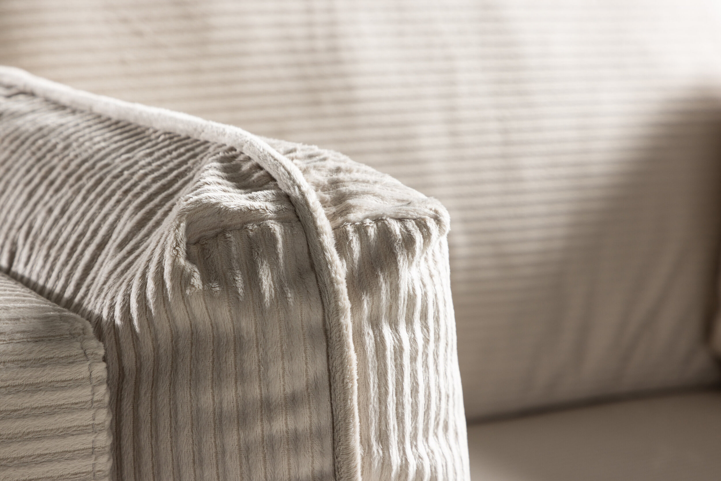 Nohr Fauteuil 'Tylan' Rib, kleur Lichtgrijs