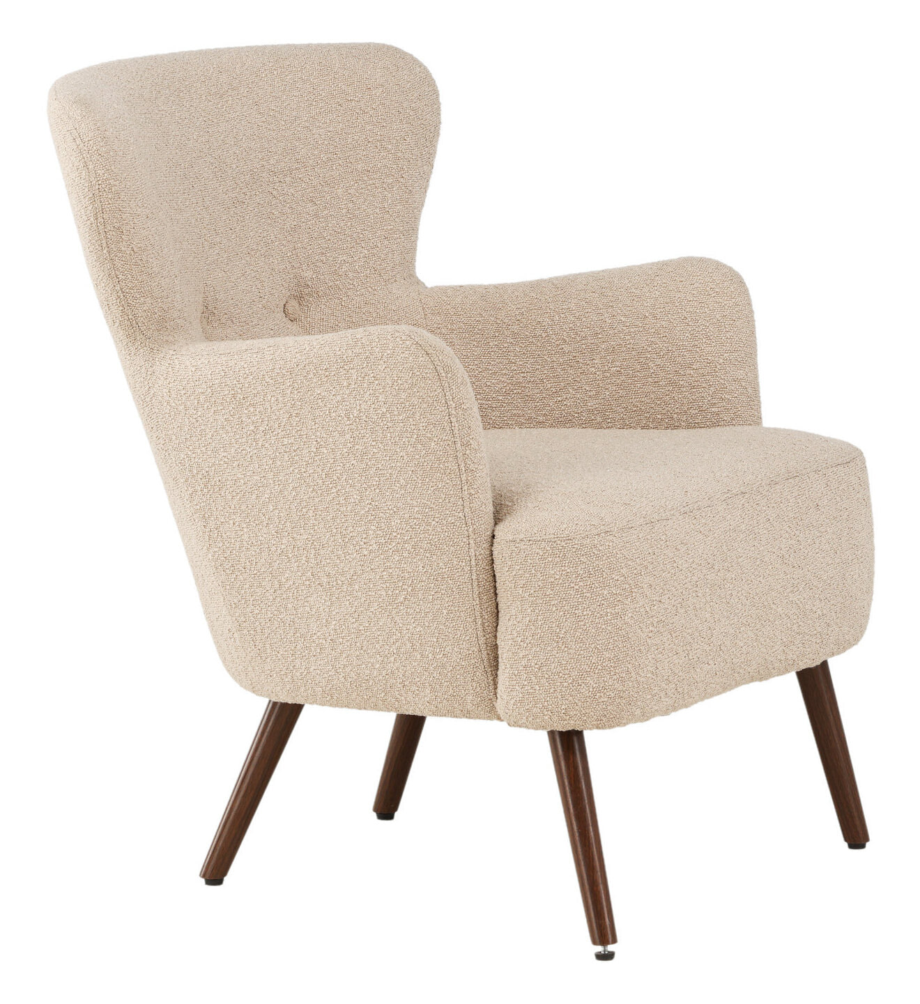 Nohr Fauteuil 'Cerrissa' Bouclé, kleur Beige