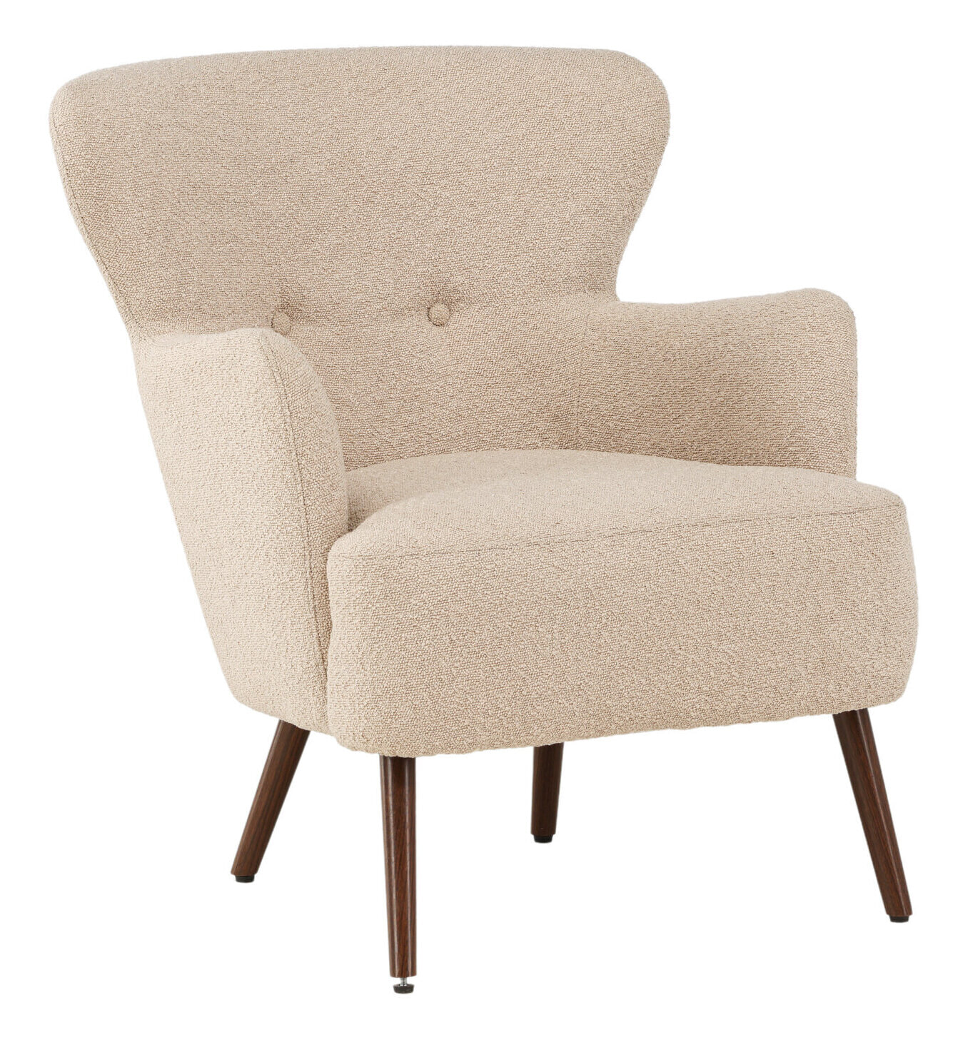 Nohr Fauteuil 'Cerrissa' Bouclé, kleur Beige