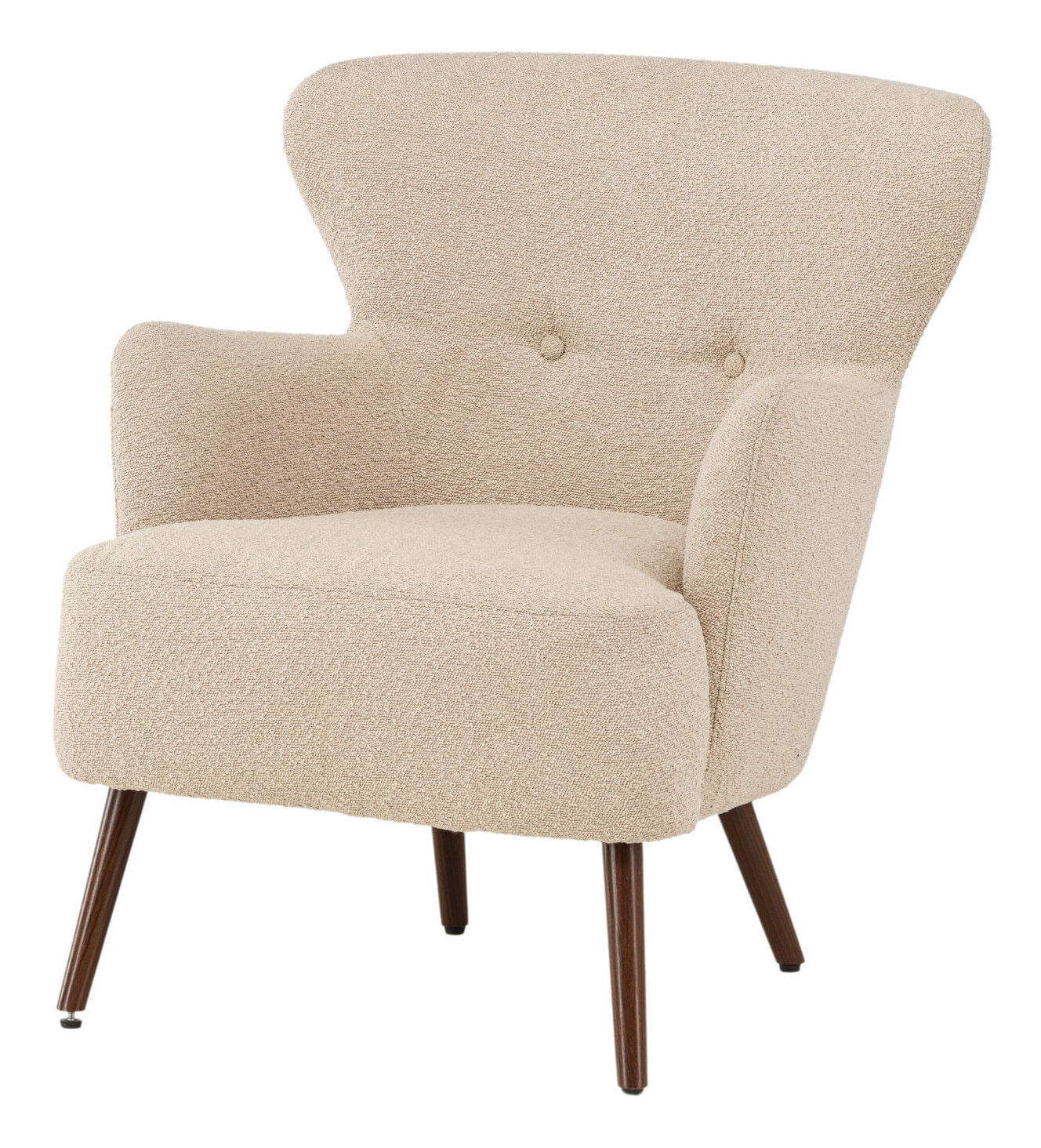 Nohr Fauteuil 'Cerrissa' Bouclé, kleur Beige