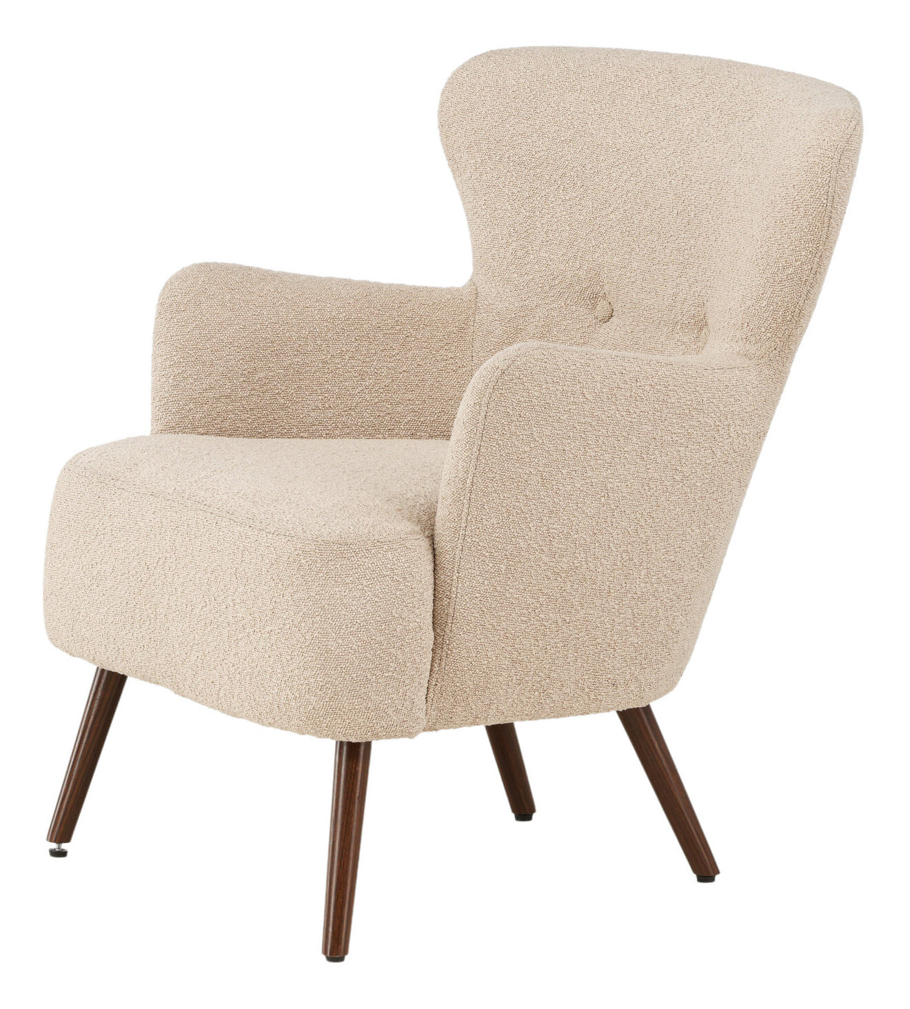 Nohr Fauteuil 'Cerrissa' Bouclé, kleur Beige