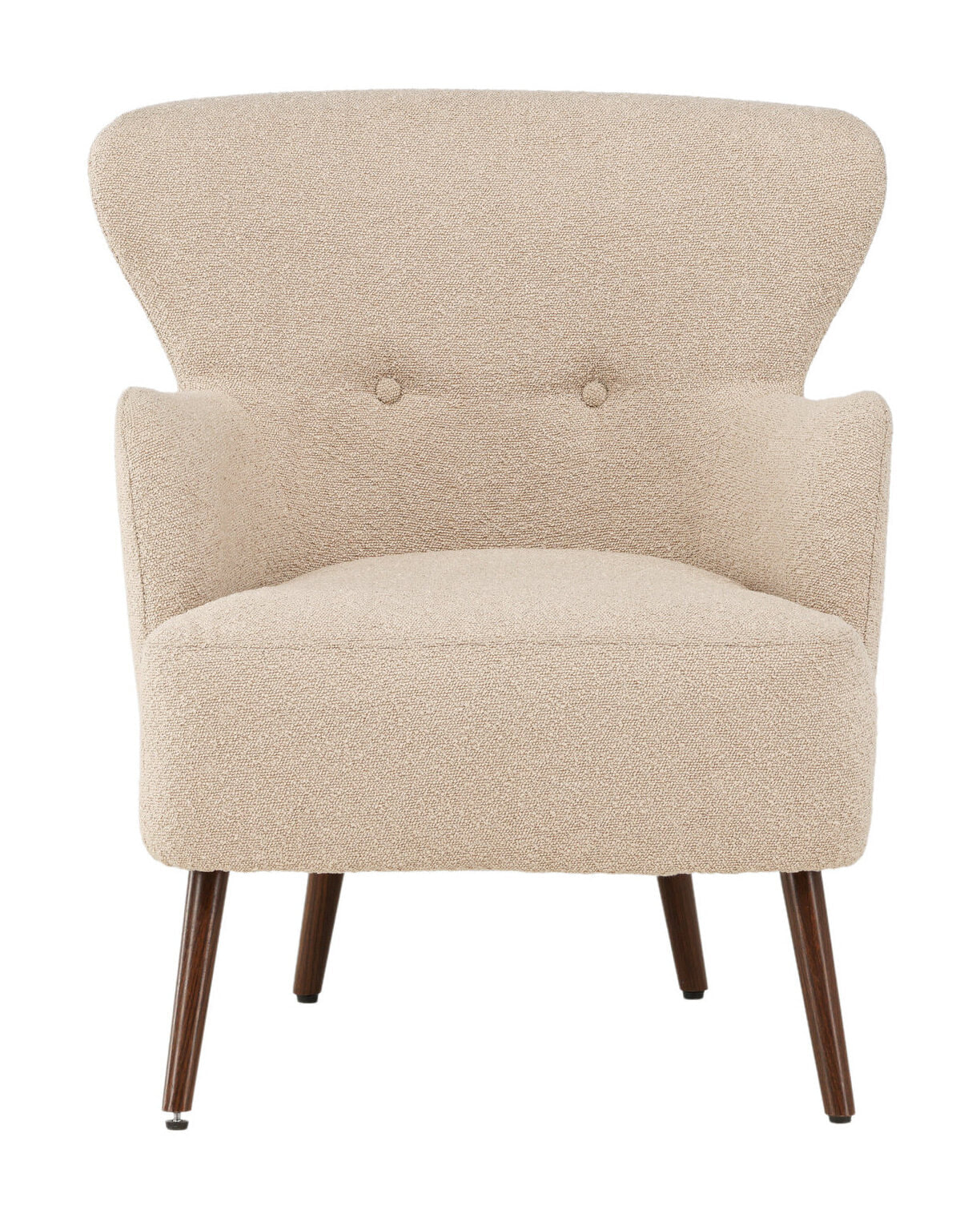 Nohr Fauteuil 'Cerrissa' Bouclé, kleur Beige
