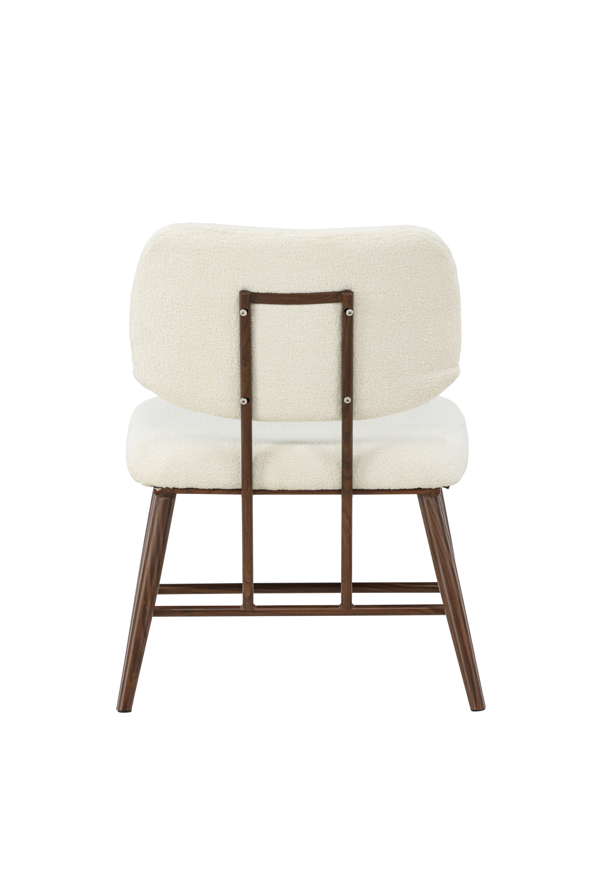 Nohr Fauteuil 'Valeri' Bouclé, kleur Wit