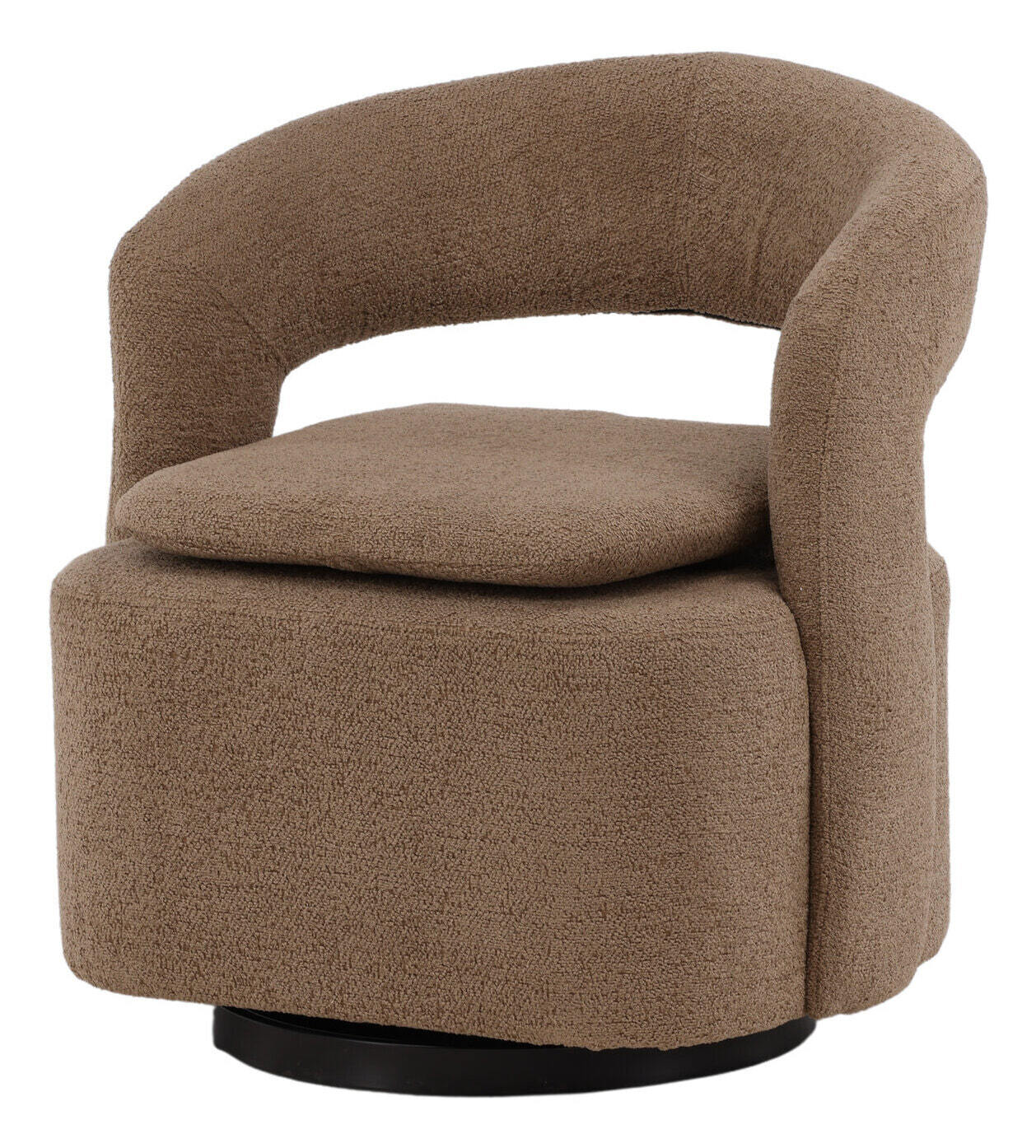Nohr Draaifauteuil 'Soledad' Bouclé, kleur Beige