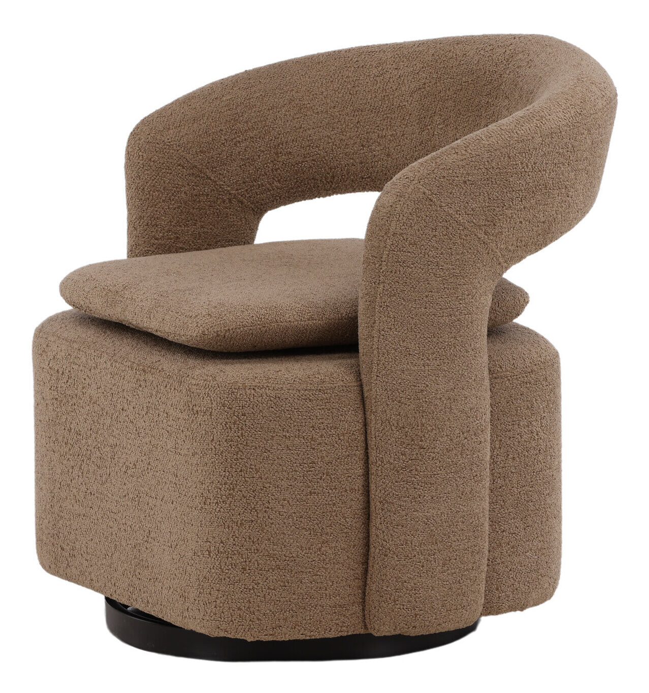 Nohr Draaifauteuil 'Soledad' Bouclé, kleur Beige