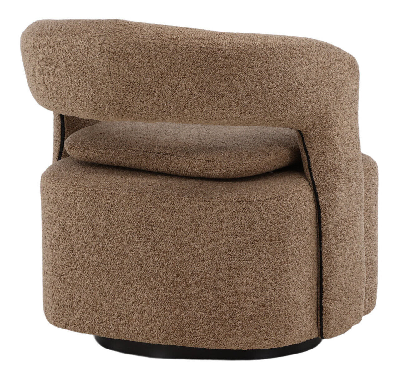 Nohr Draaifauteuil 'Soledad' Bouclé, kleur Beige