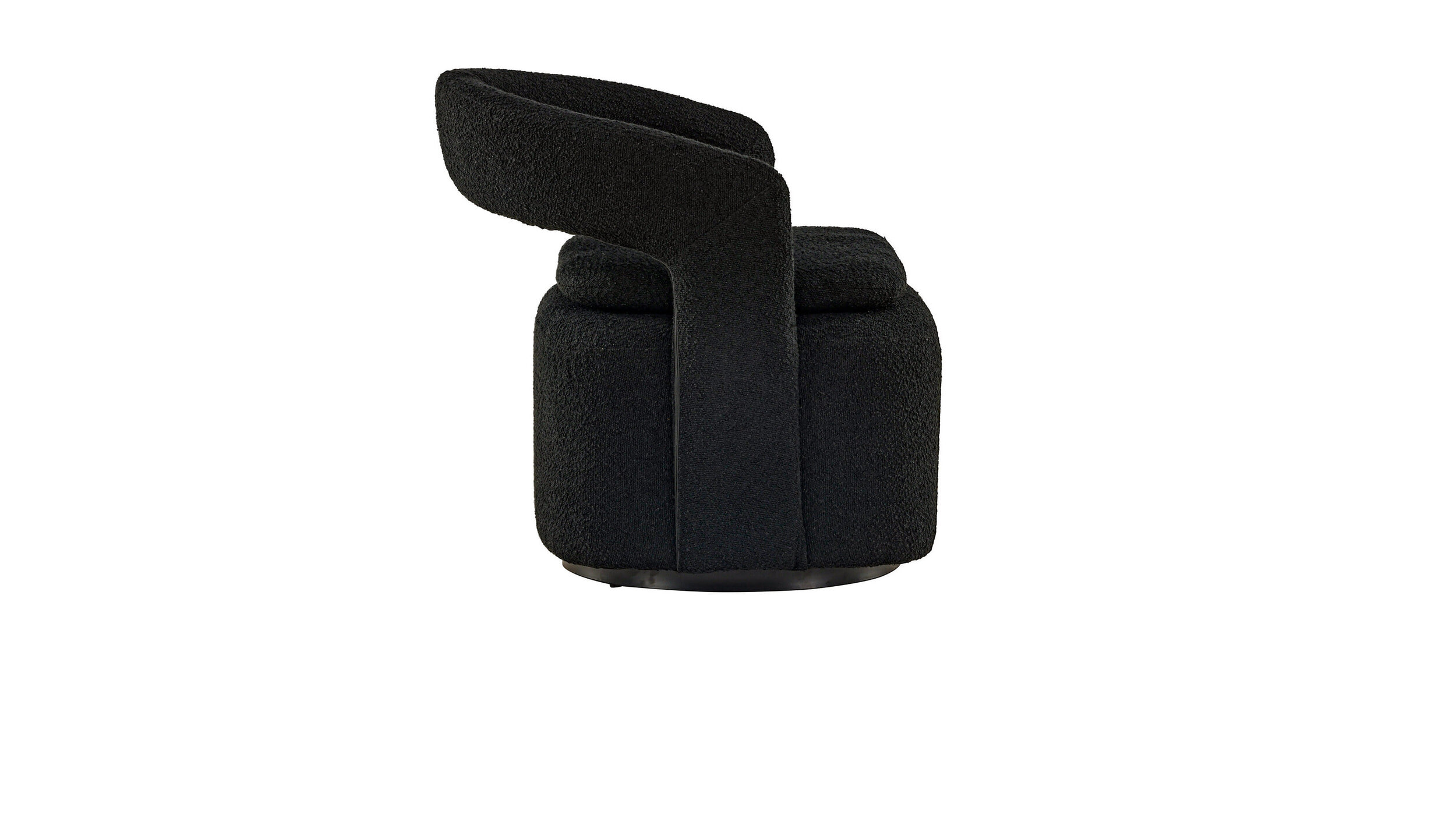 Nohr Fauteuil 'Soledad' Bouclé, kleur Zwart