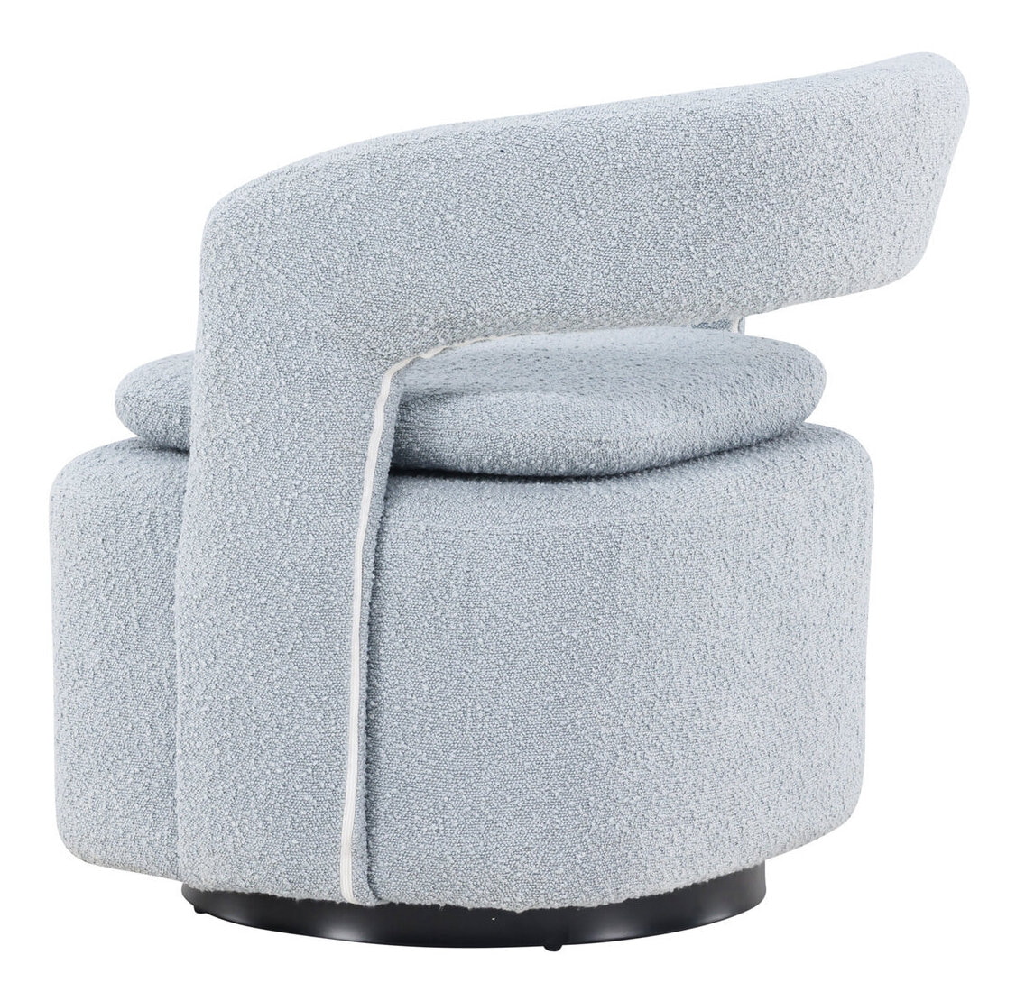 Nohr Fauteuil 'Soledad' Bouclé, kleur Lichtblauw