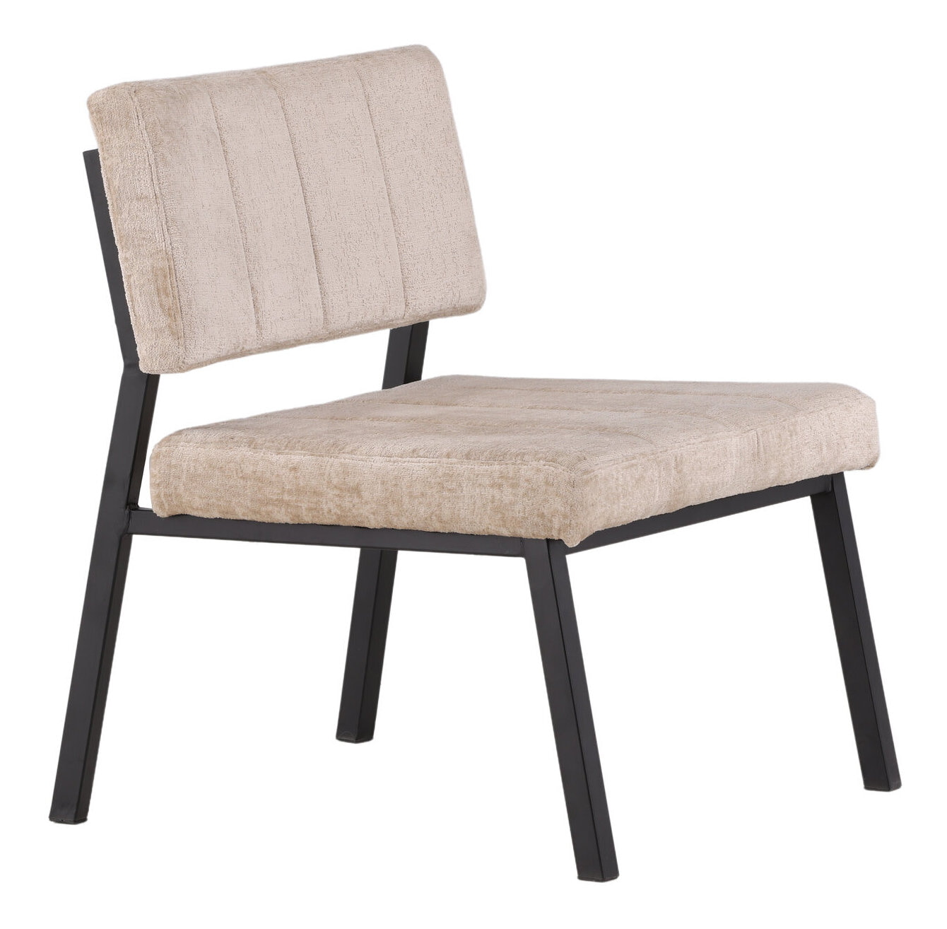 Nohr Fauteuil 'Delma' Chenille, kleur Beige