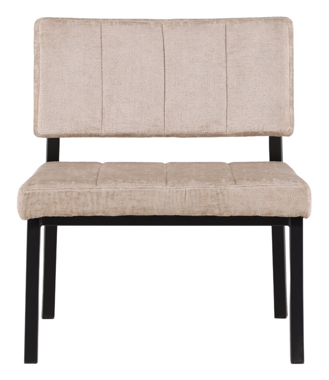 Nohr Fauteuil 'Delma' Chenille, kleur Beige