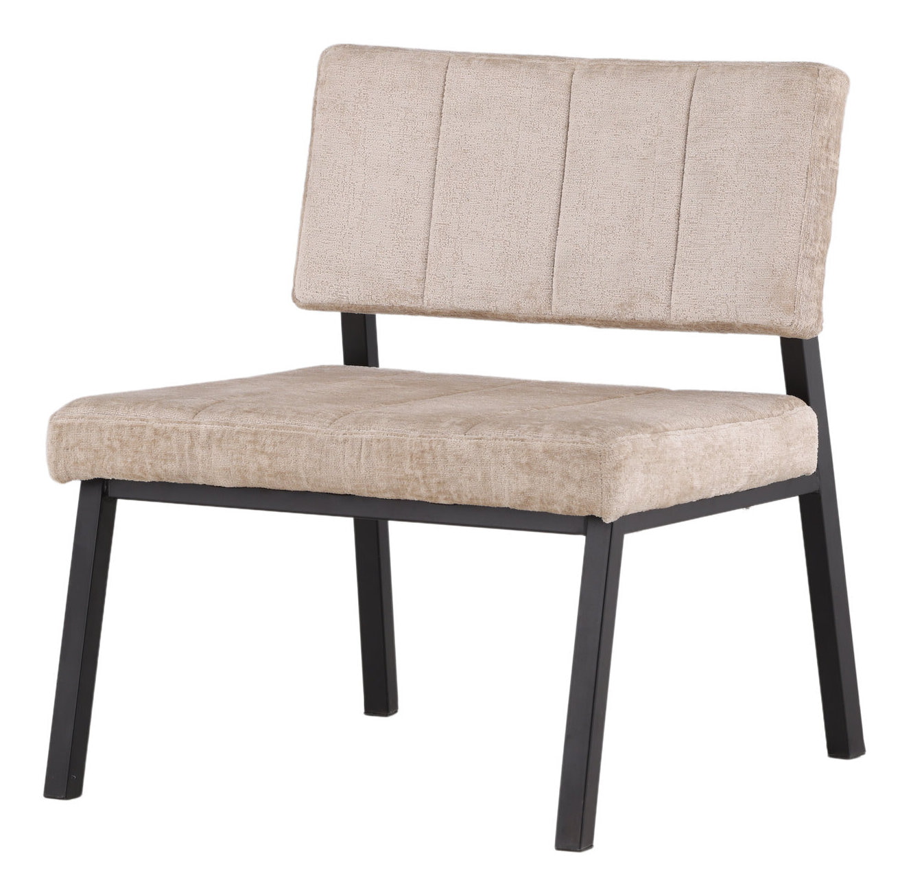 Nohr Fauteuil 'Delma' Chenille, kleur Beige