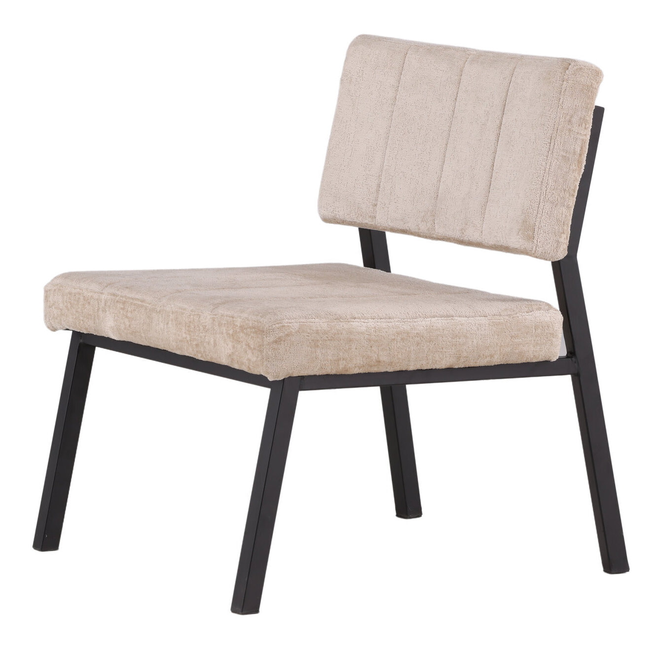 Nohr Fauteuil 'Delma' Chenille, kleur Beige