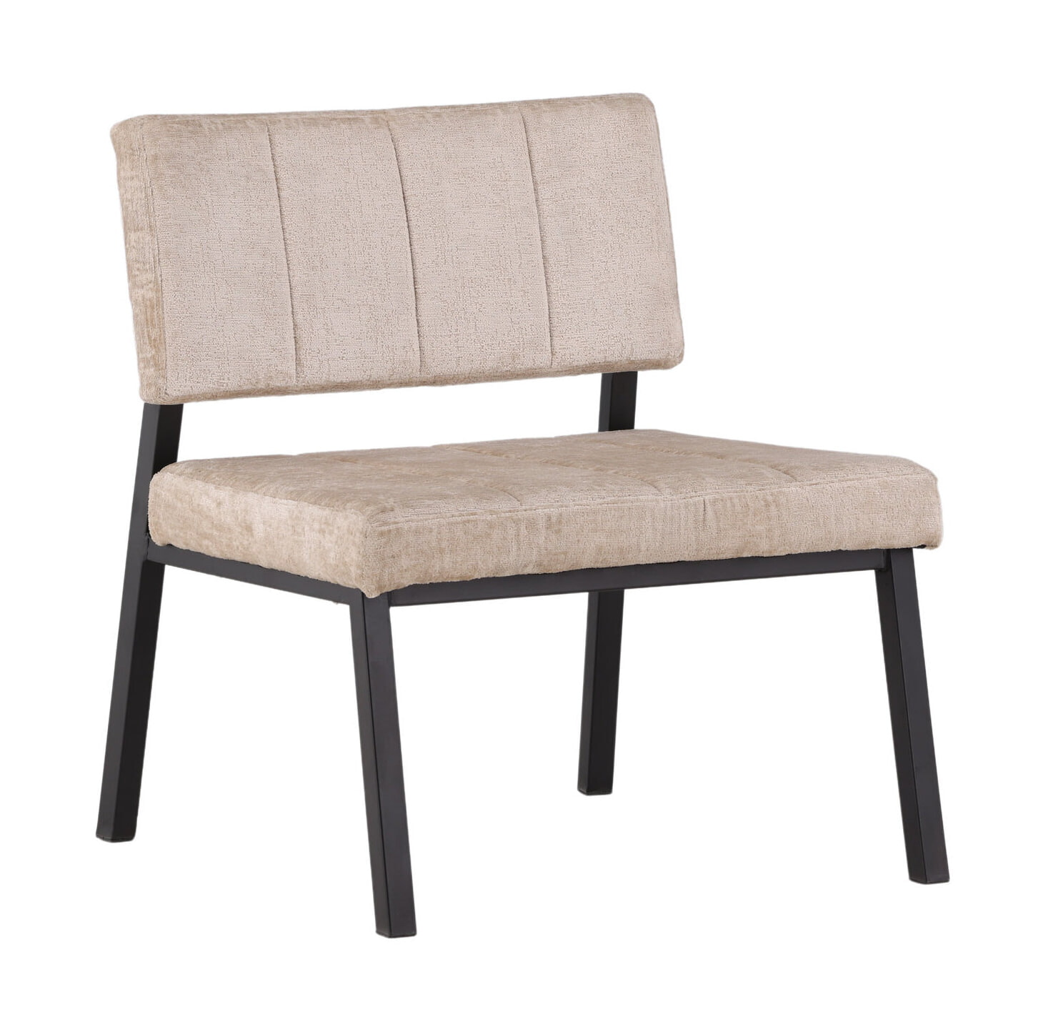 Nohr Fauteuil 'Delma' Chenille, kleur Beige