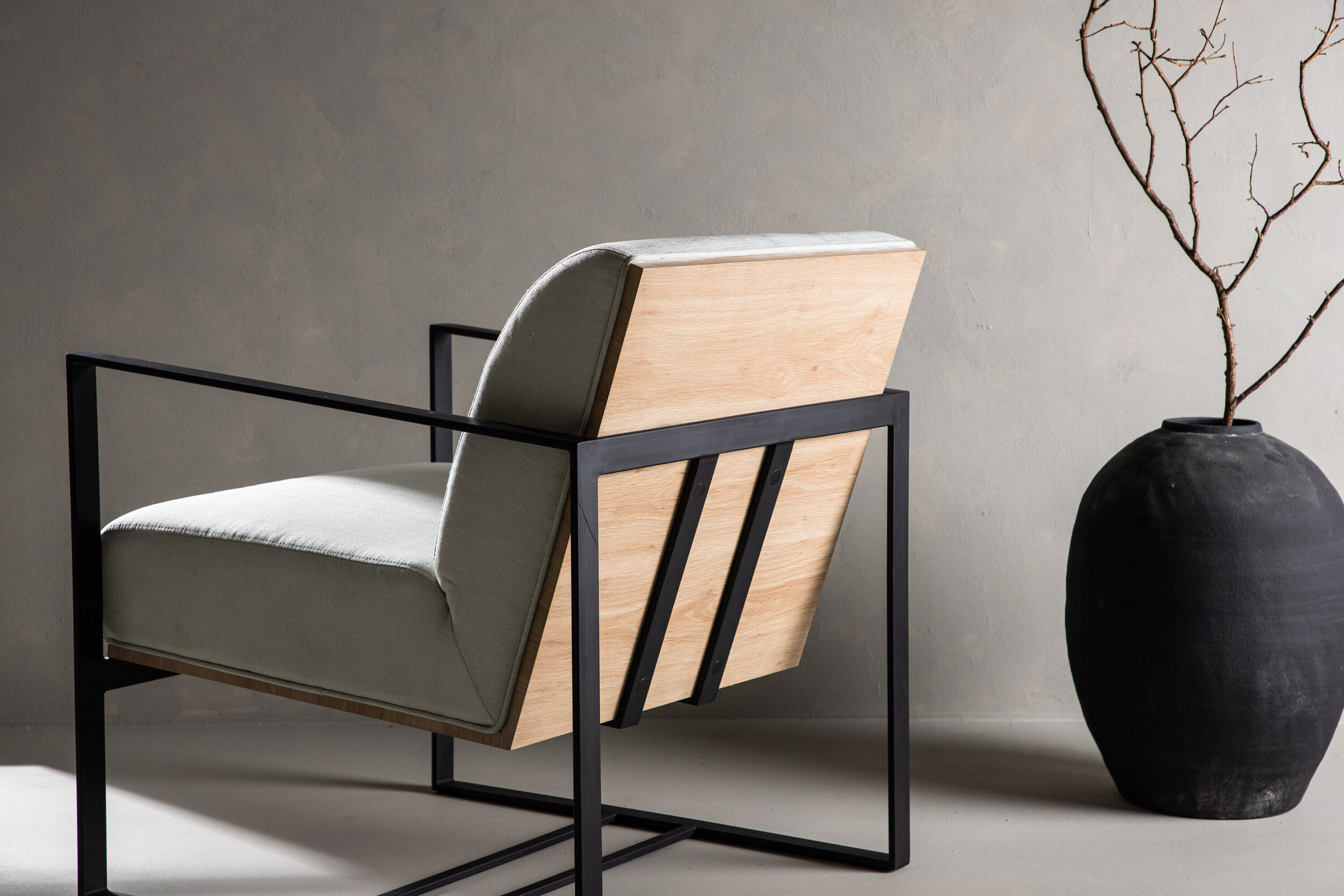 Nohr Fauteuil 'Roxana' Linnen, kleur Off-white