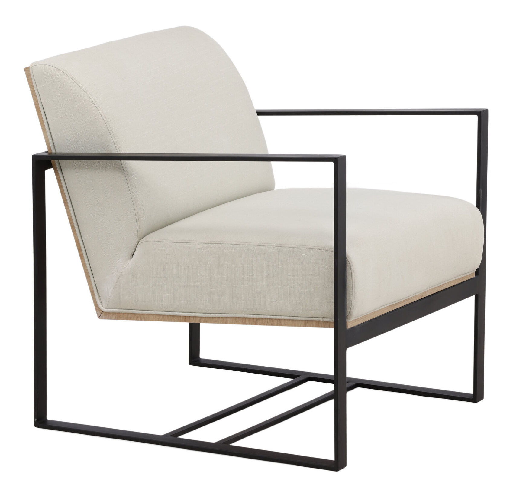 Nohr Fauteuil 'Roxana' Linnen, kleur Off-white