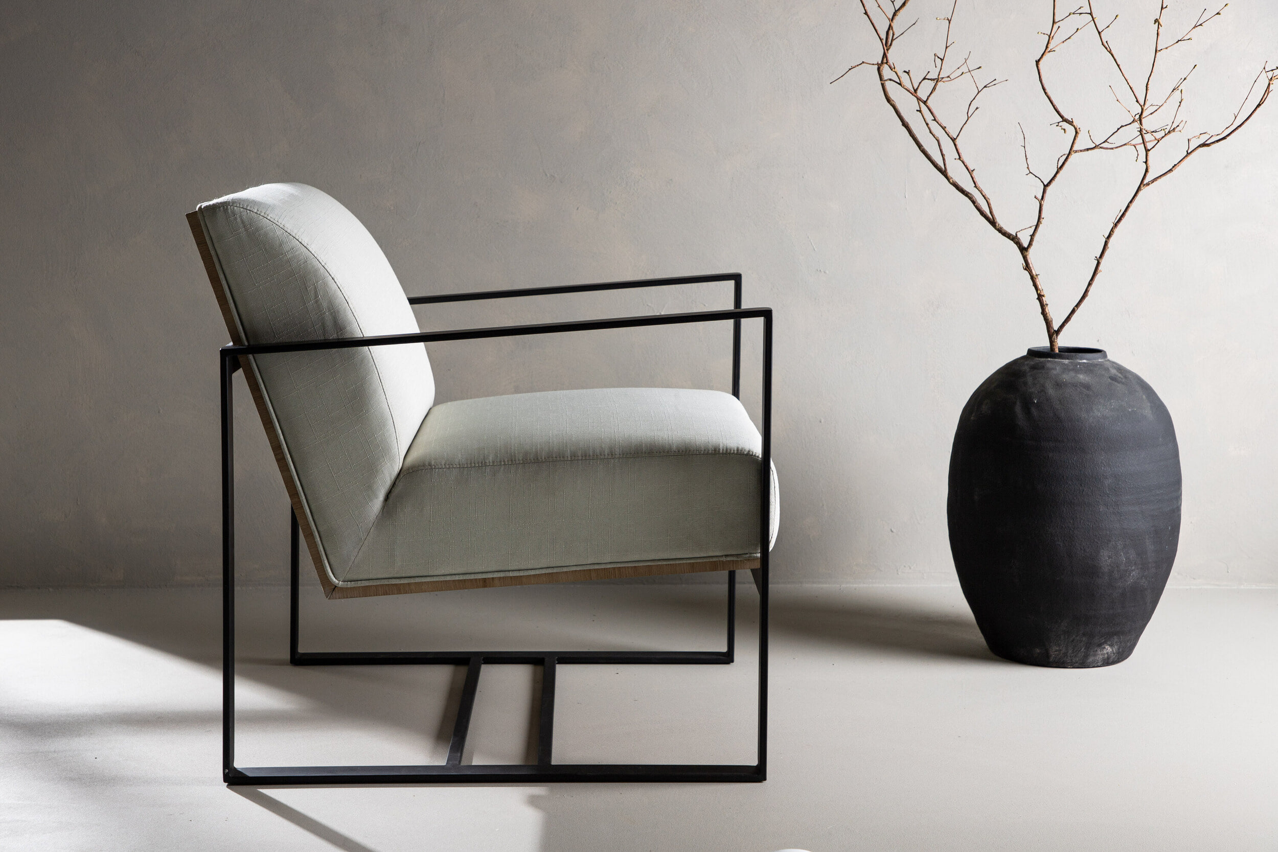 Nohr Fauteuil 'Roxana' Linnen, kleur Off-white