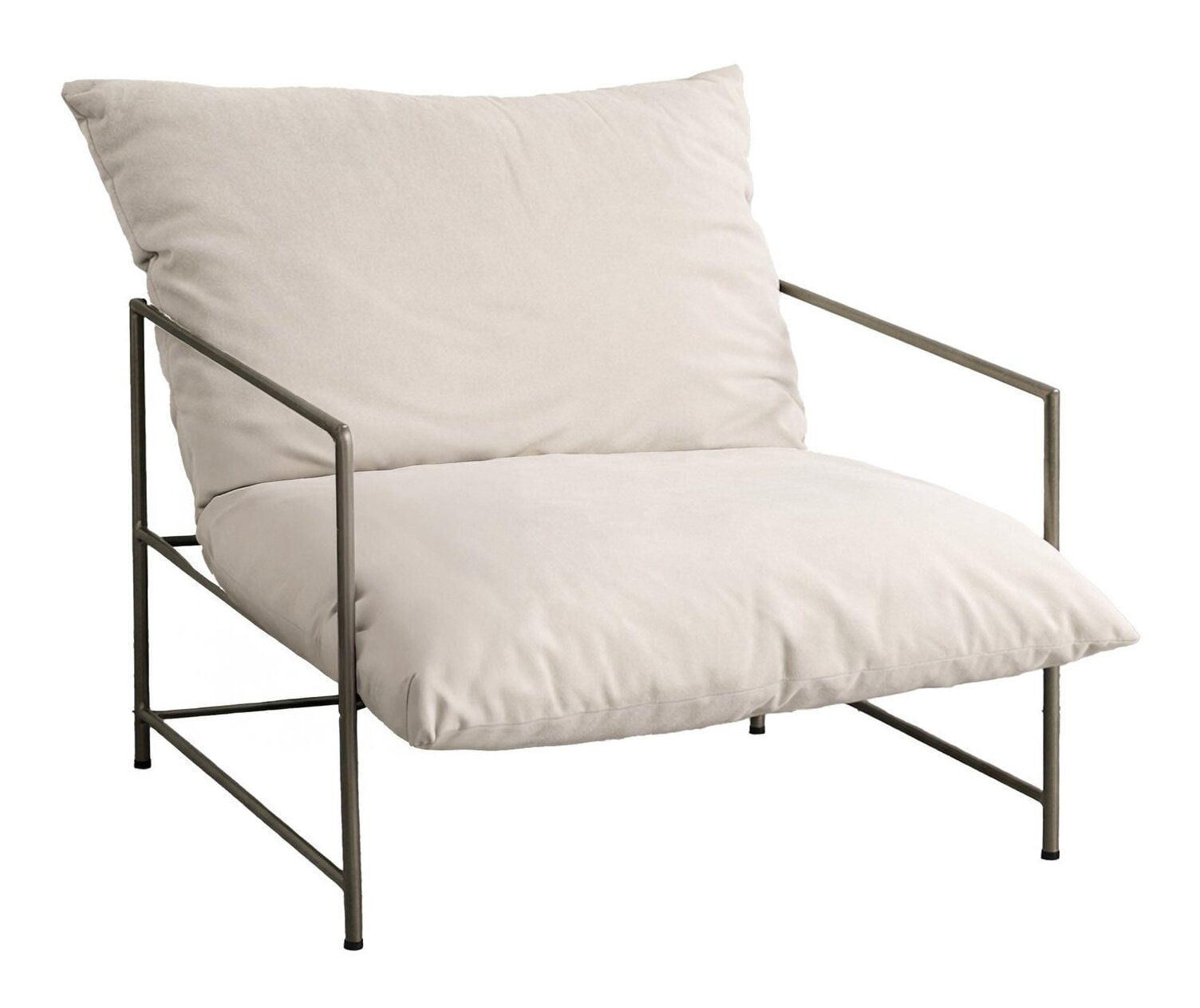Nohr Fauteuil Julieanna Velvet - Beige/Brons