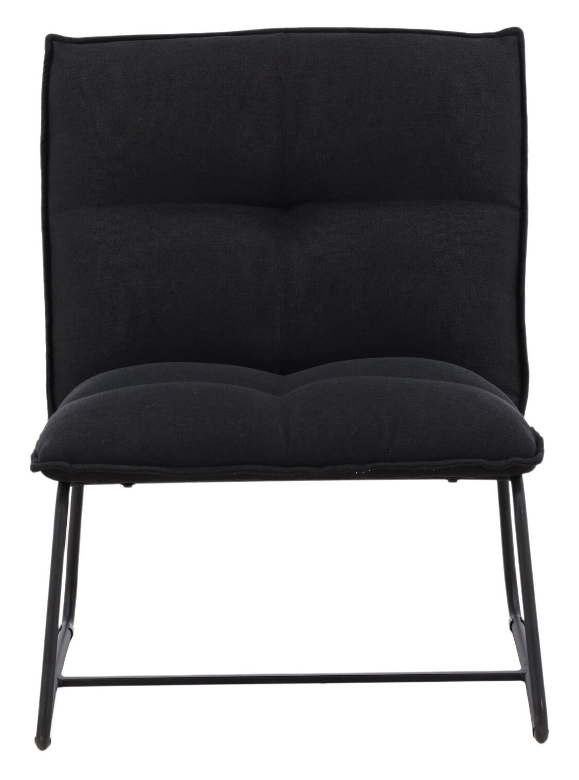 Nohr Fauteuil 'Manisha' Linnen, kleur Zwart