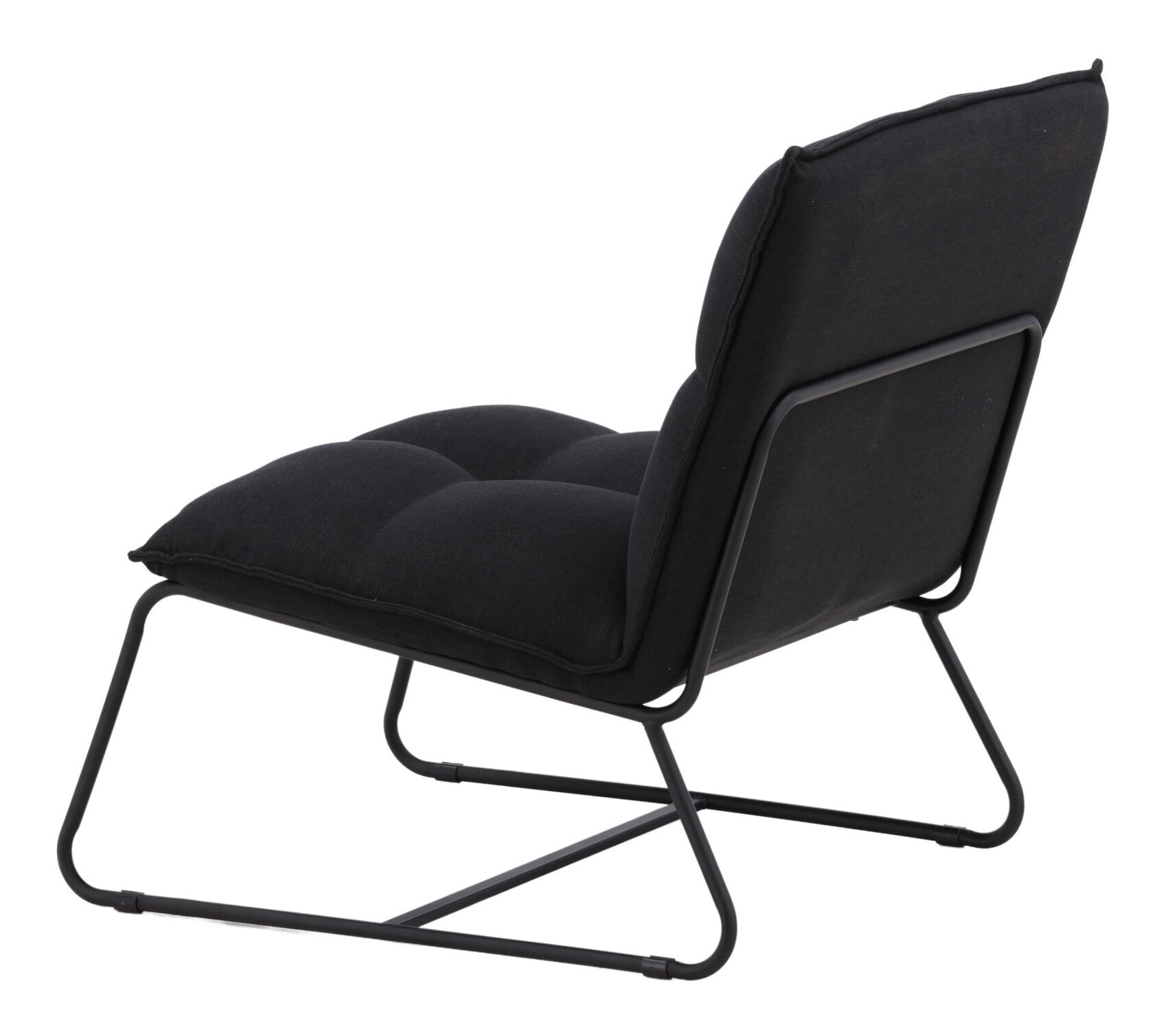 Nohr Fauteuil 'Manisha' Linnen, kleur Zwart