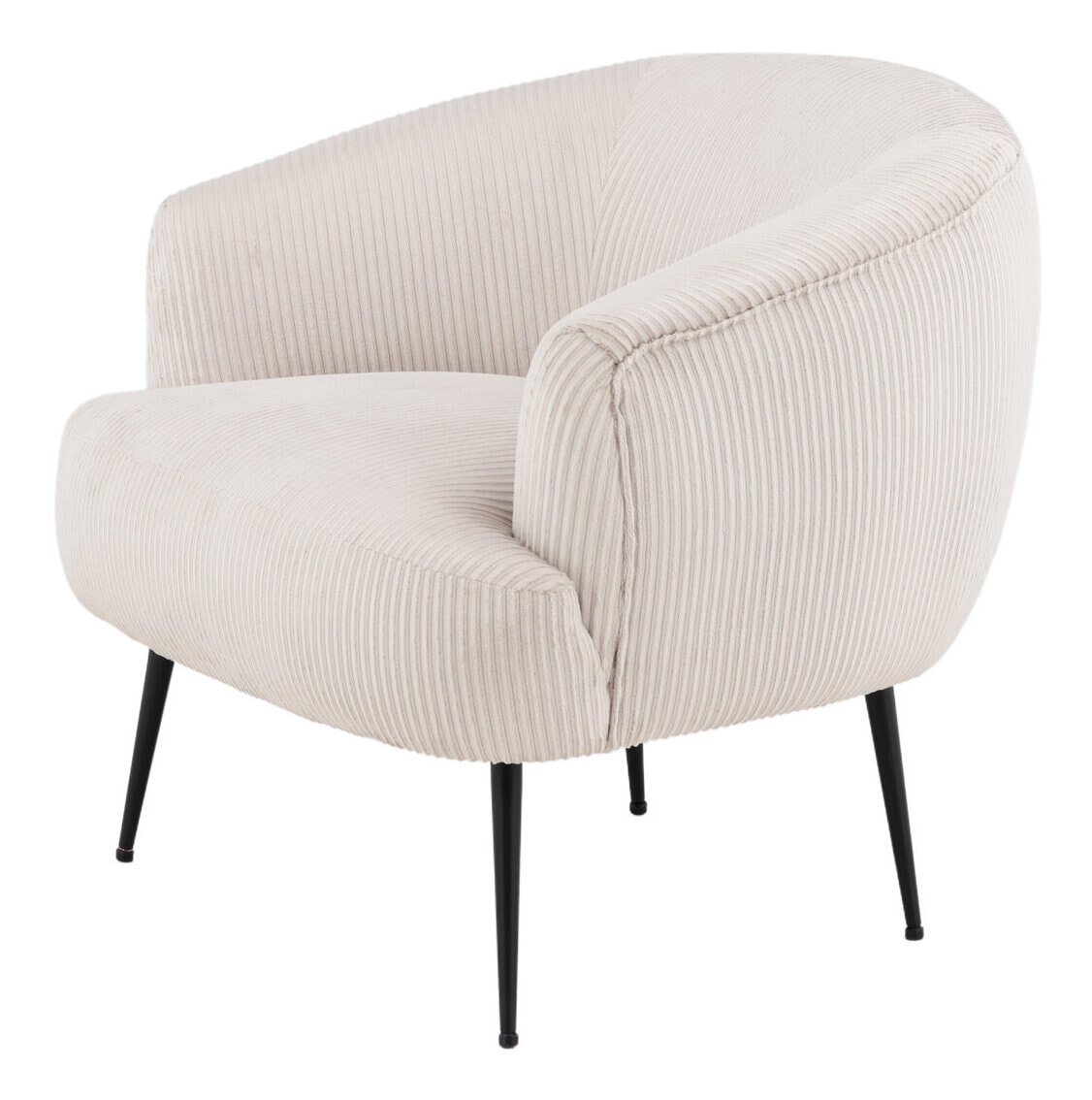 Nohr Fauteuil 'Thornton' Rib, kleur Beige