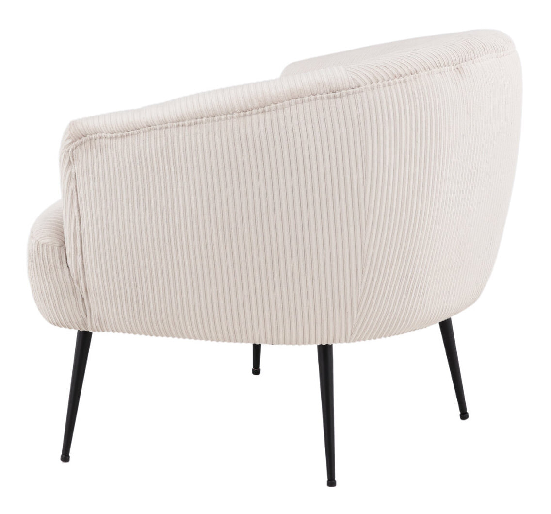 Nohr Fauteuil 'Thornton' Rib, kleur Beige