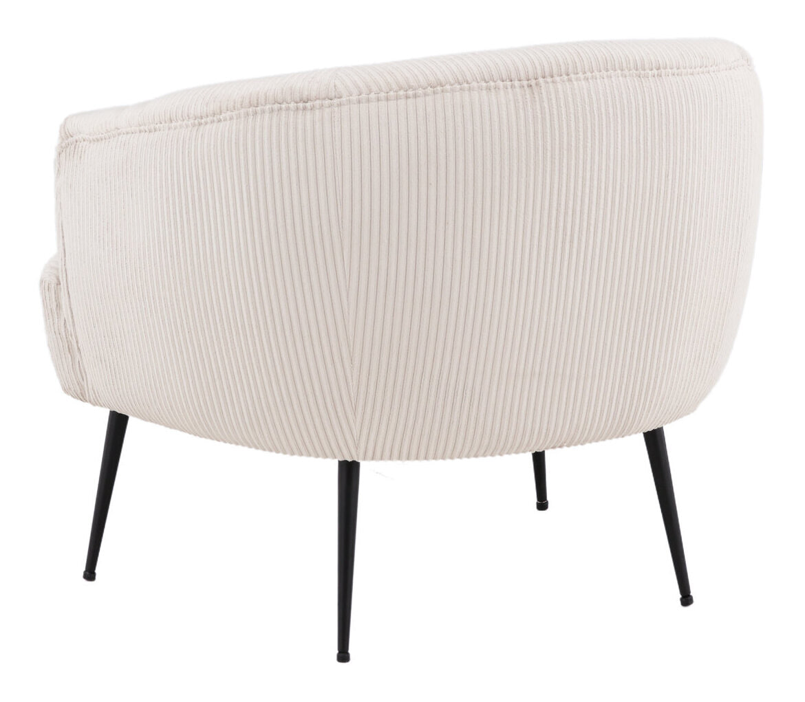 Nohr Fauteuil 'Thornton' Rib, kleur Beige