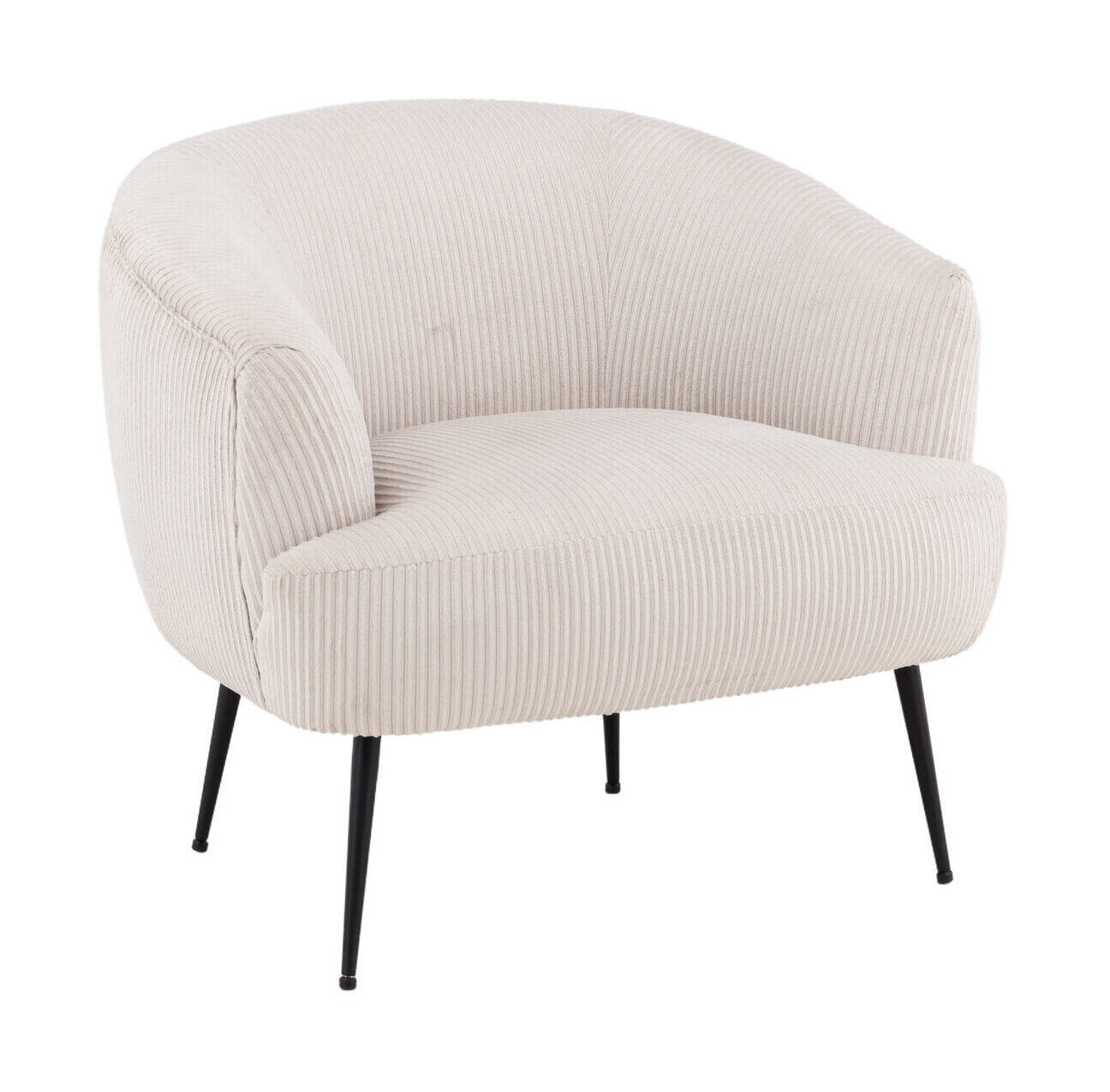 Nohr Fauteuil 'Thornton' Rib, kleur Beige